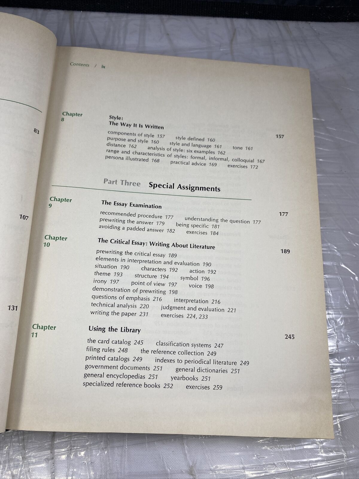 Writing with a Purpose Fifth Edition by James McCrimmon Vintage 70s Textbook