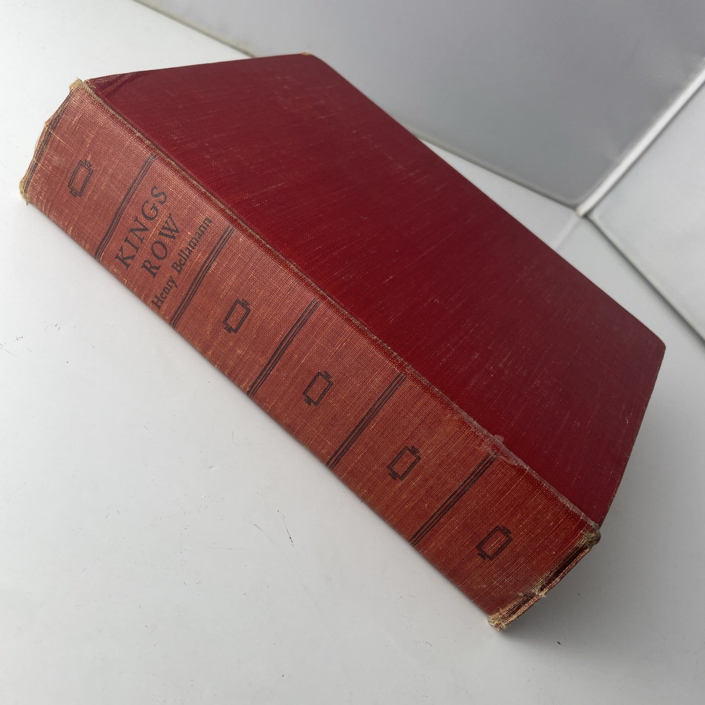 Vintage 40s Literature kings row henry bellamann 1940 Hardcover Book