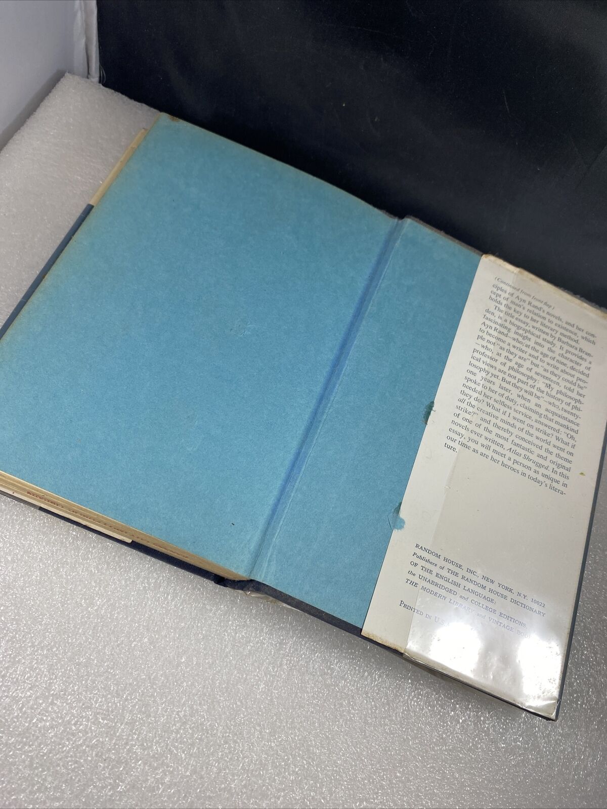 Who Is Ayn Rand By Nathaniel Branden, Vintage 60s Study Of Literature Ex Iibrary