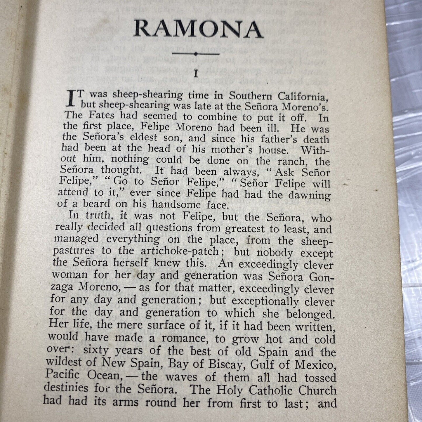 Ramona A Story By Helen Jackson - Hardcover - 1912 Print Antique Novel Fiction