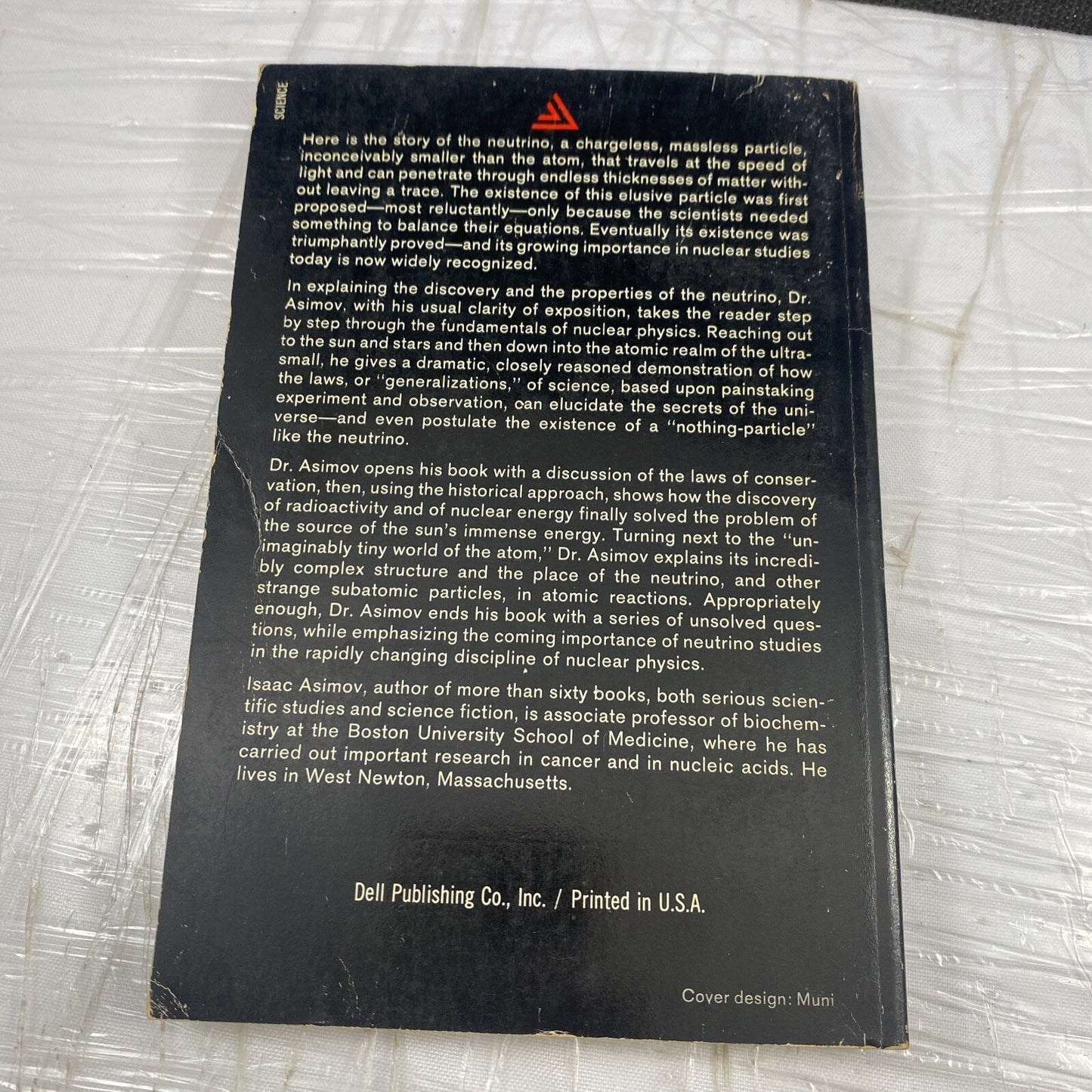 The Neutrino Isaac Asimov PPB First Print 1967 Delta Ghost Particle 60s Science
