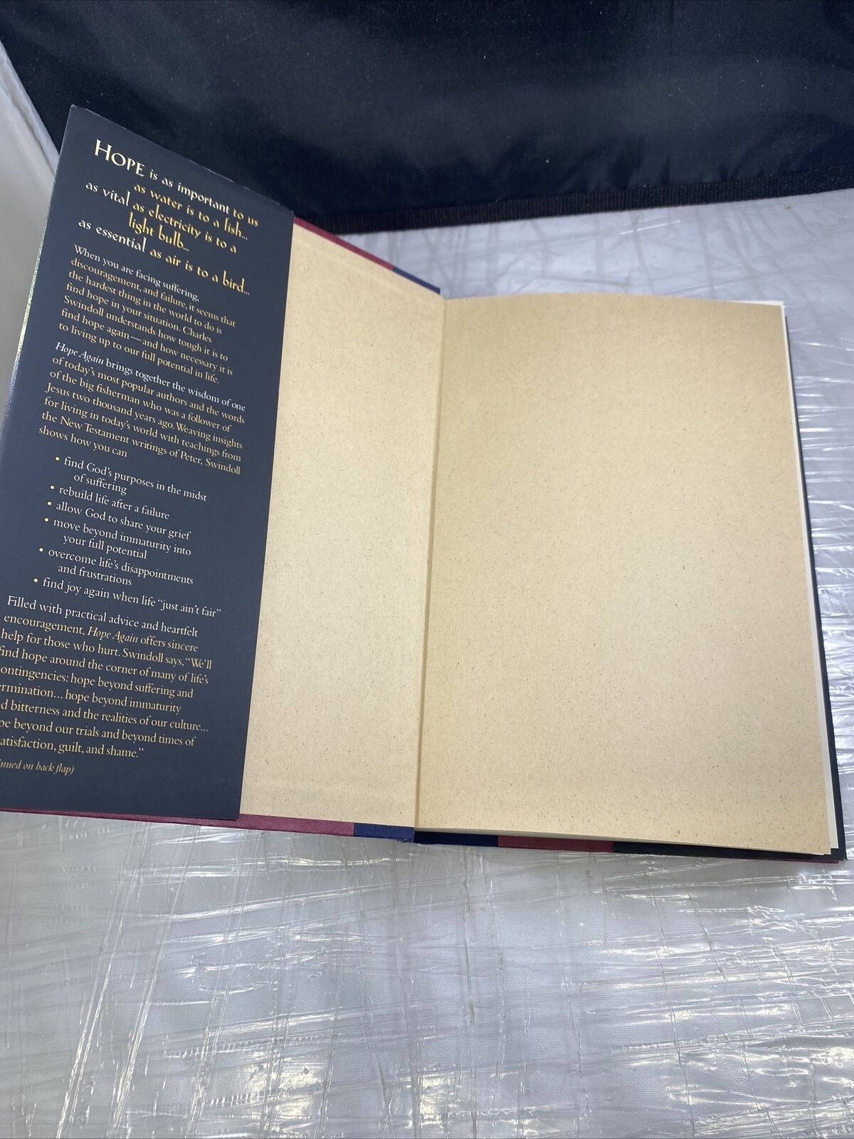 Hope Again by Charles R. Swindoll (1996, Hardcover)