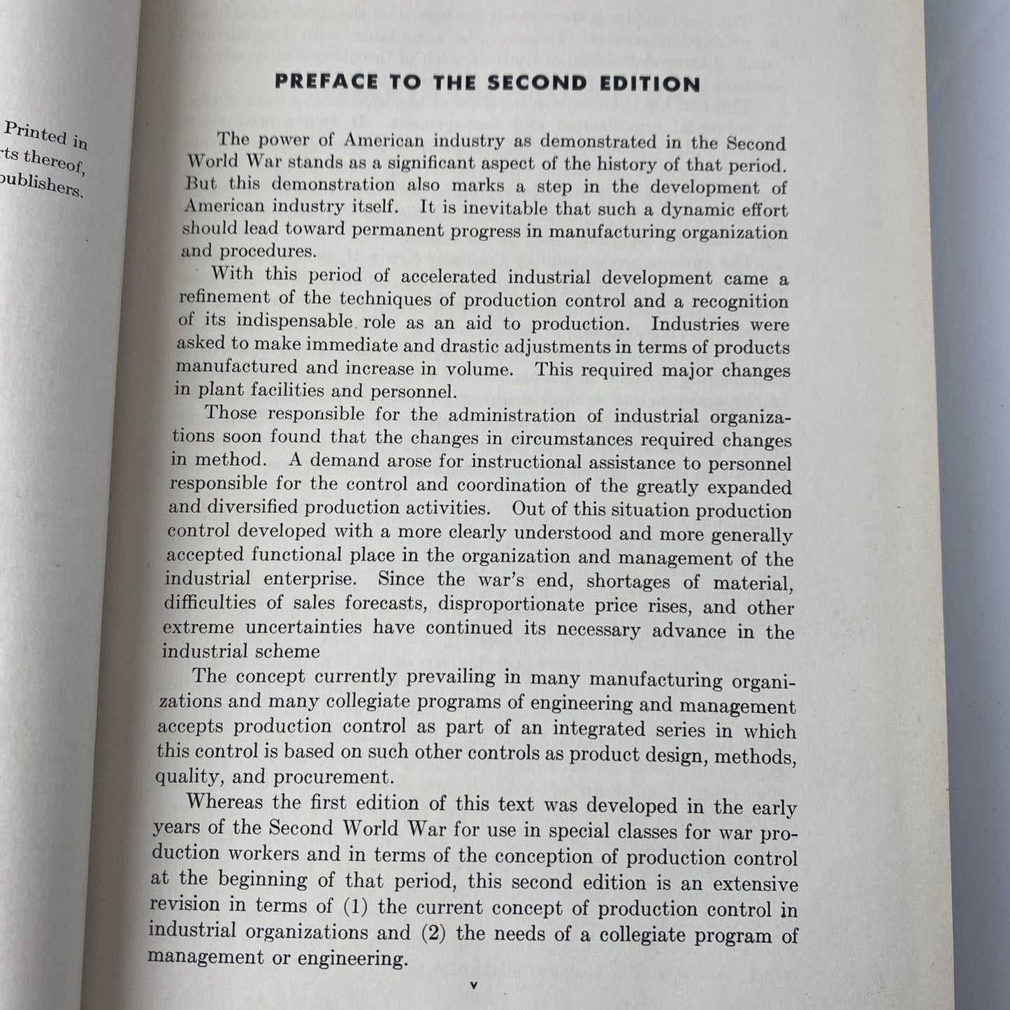 Production Control By Lawrence L. Bethel Second Edition McGraw Hill 1948