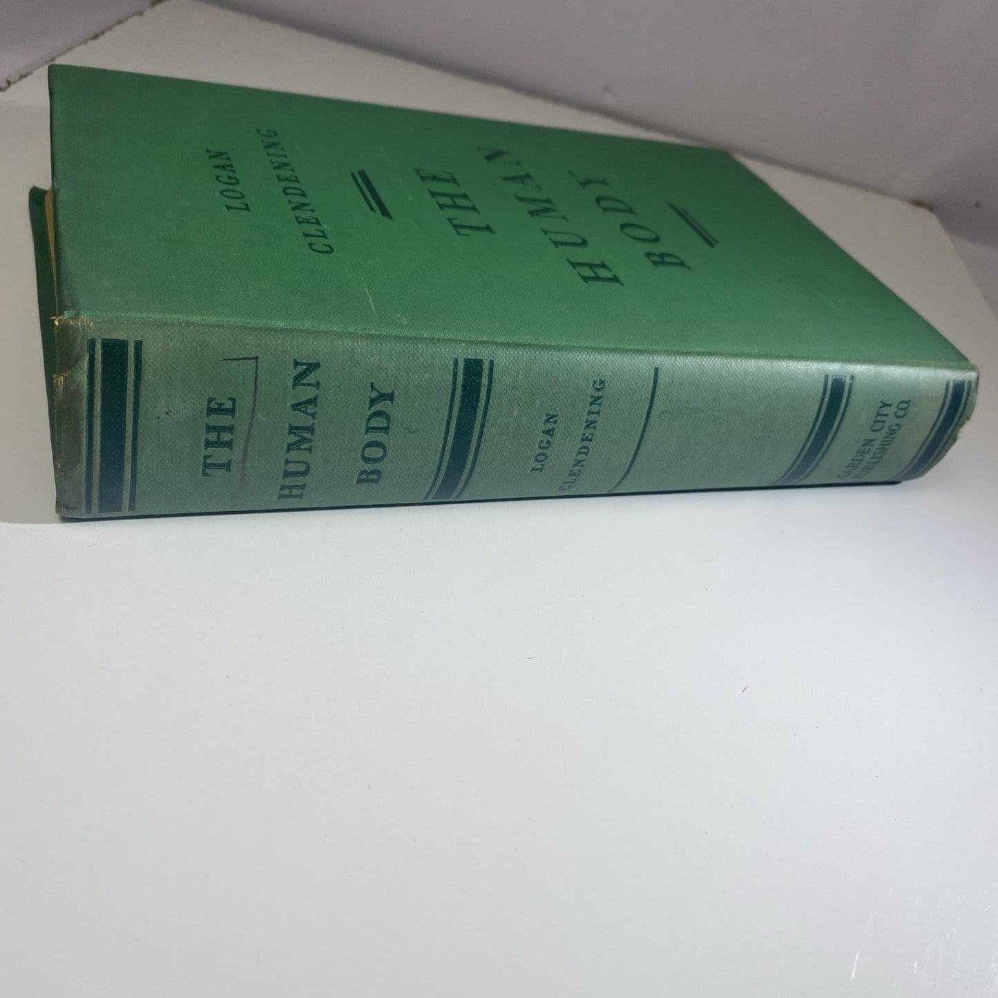 Antique Biology Textbook 1930 - The Human Body - Logan Clendening, M.D. Green