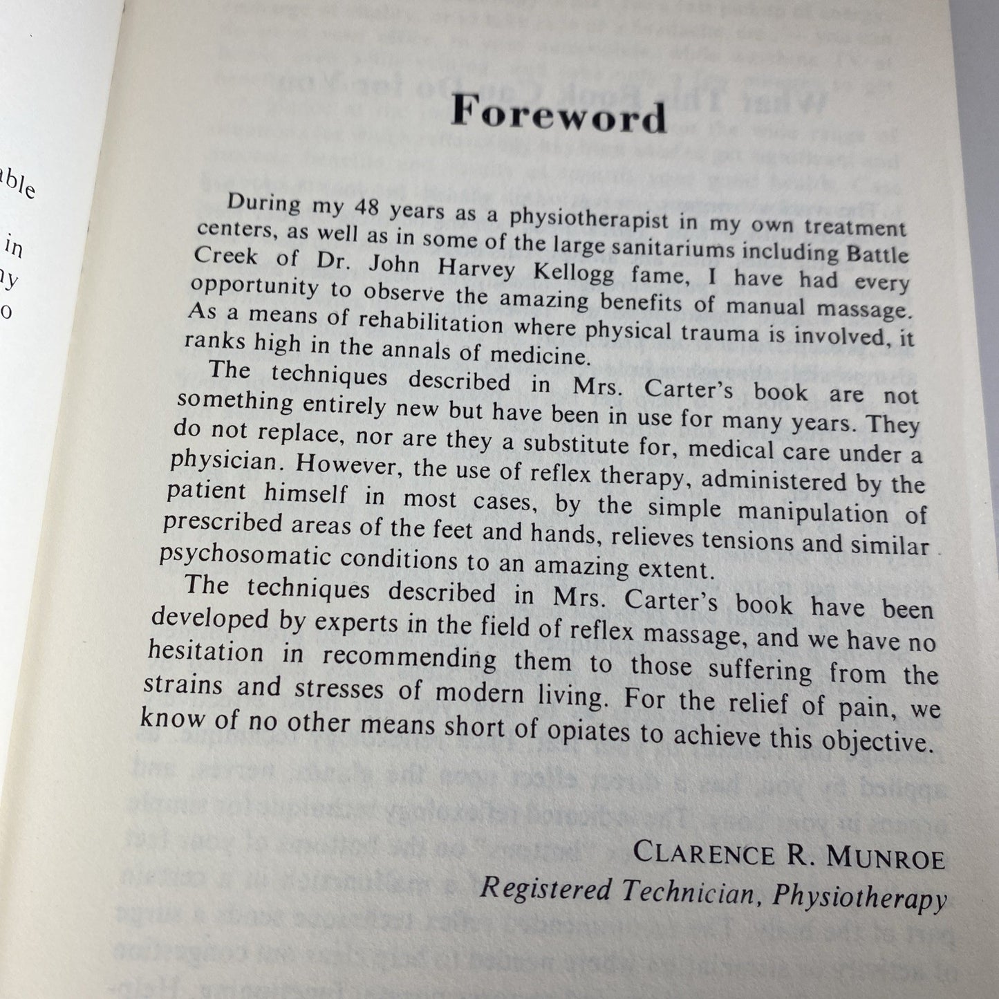 Helping Yourself With Foot Reflexology by Mildred Carter Parker Publishing 1969