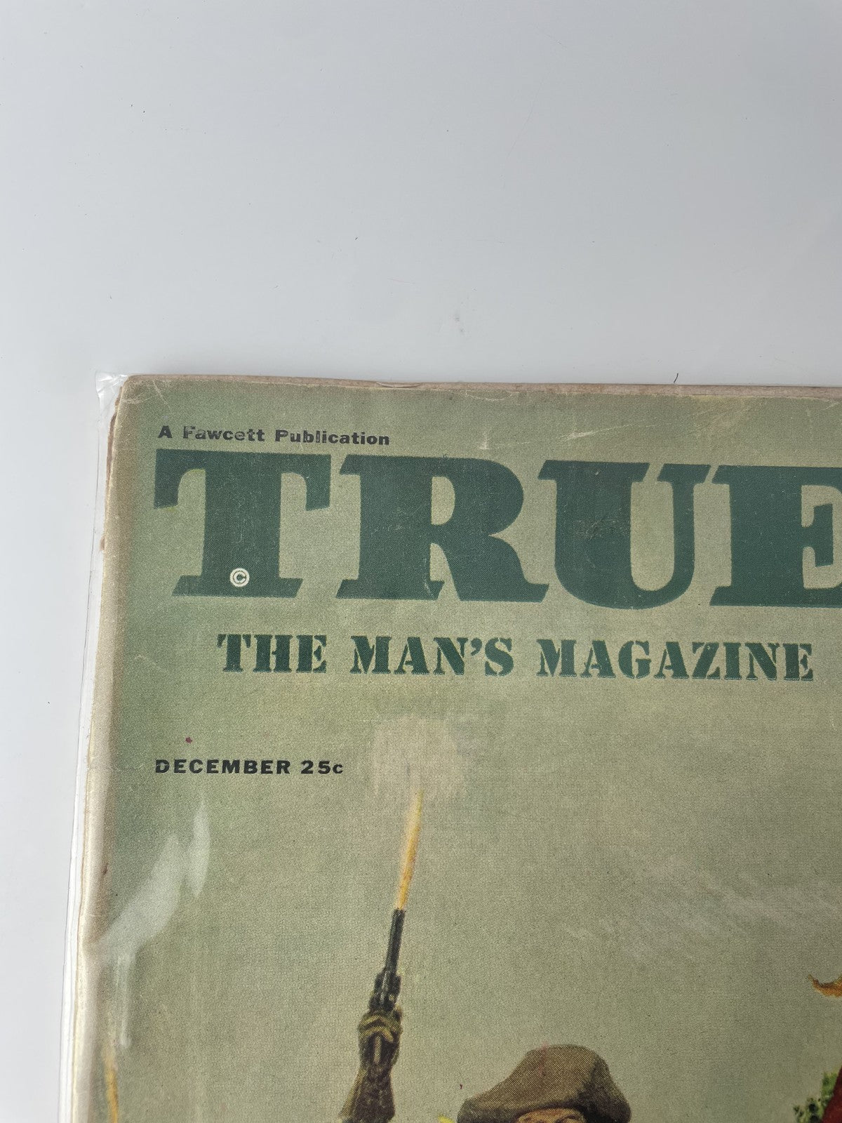 Vintage True The Man's Magazine December 25c Christmas Issue Houdini Cowboys USA
