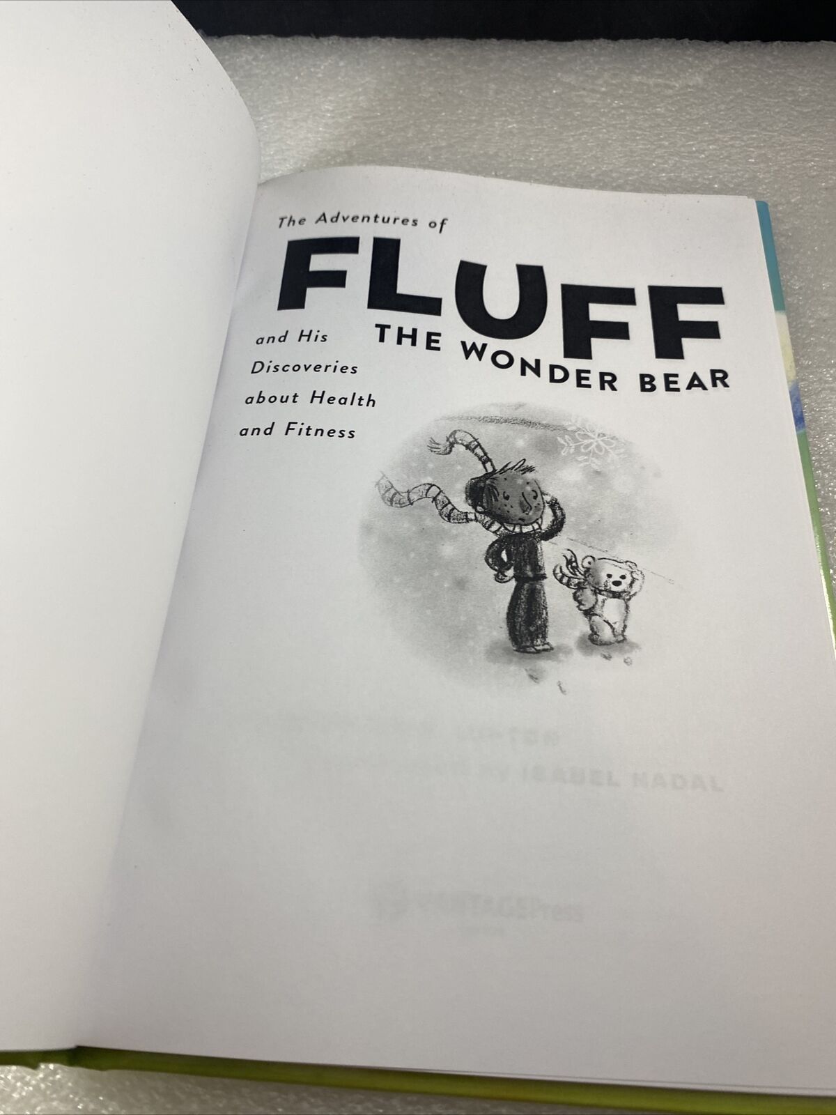 *signed* The Adventures of Fluff the Wonder Bear Rare Health Fitness Children’s