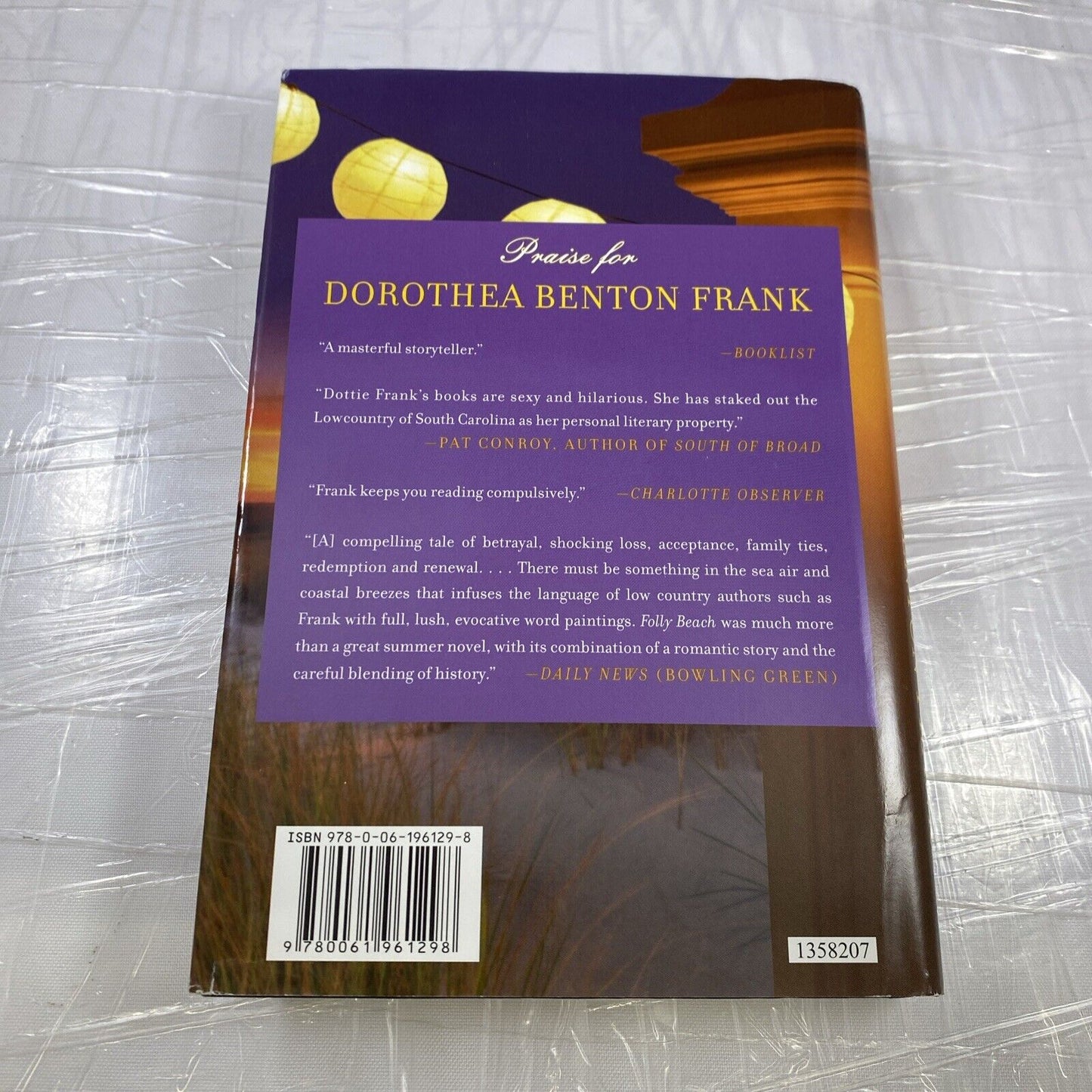 Porch Lights: A Novel by Frank, Dorothea Benton (Hardcover, 2012) VG Book Club