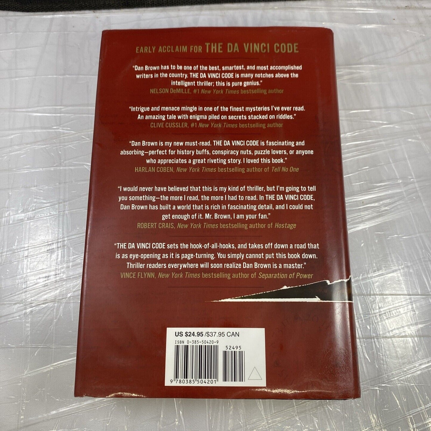 The Da Vinci Code by Dan Brown 2003 Used Book Very Good Condition