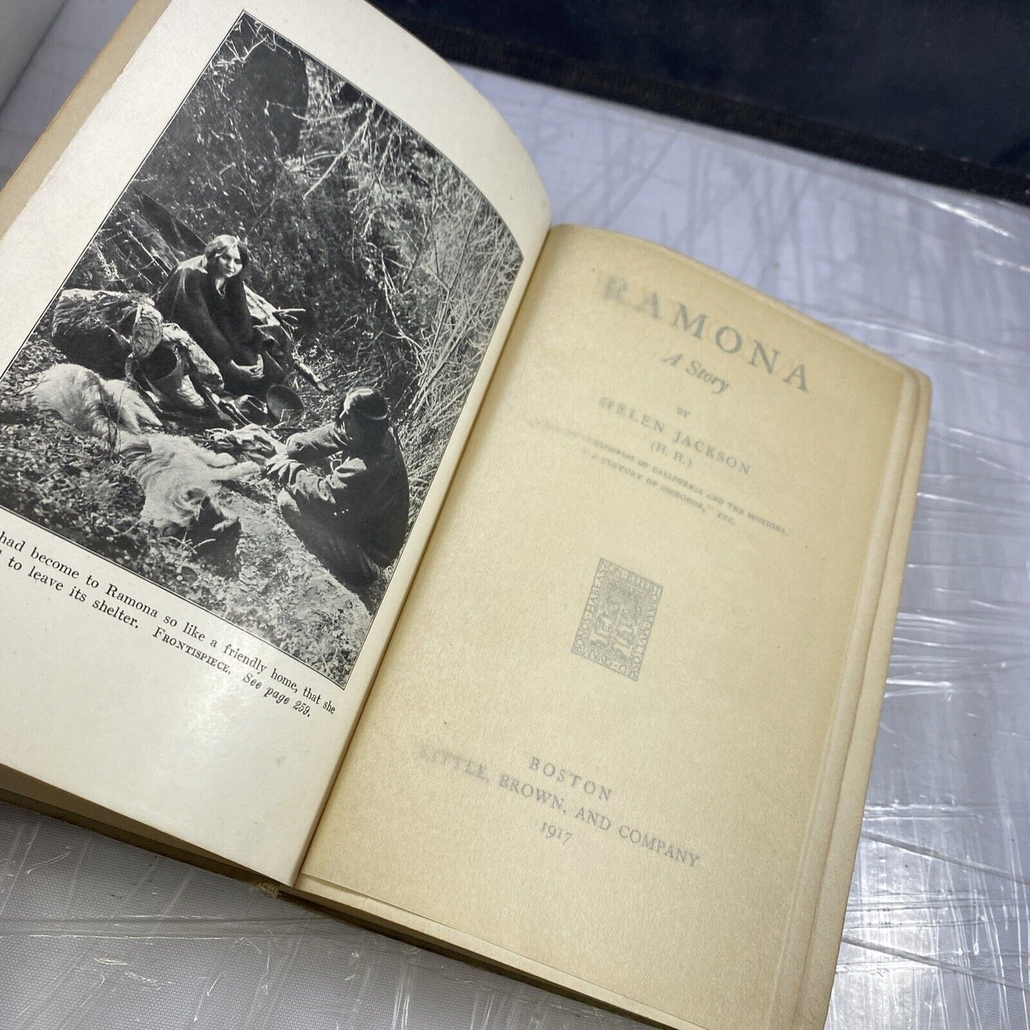 Ramona A Story By Helen Jackson - Hardcover - 1912 Print Antique Novel Fiction