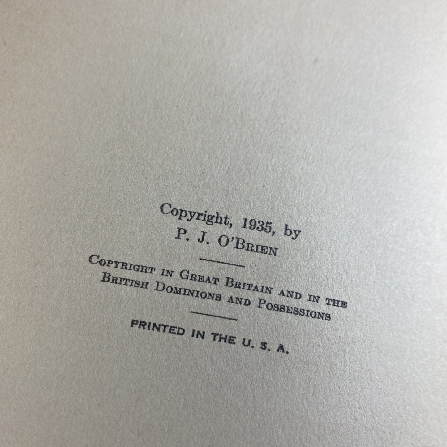 Will Rogers: Ambassador of Good Will by P J O'Brien 1935 1st Edition Hardcover