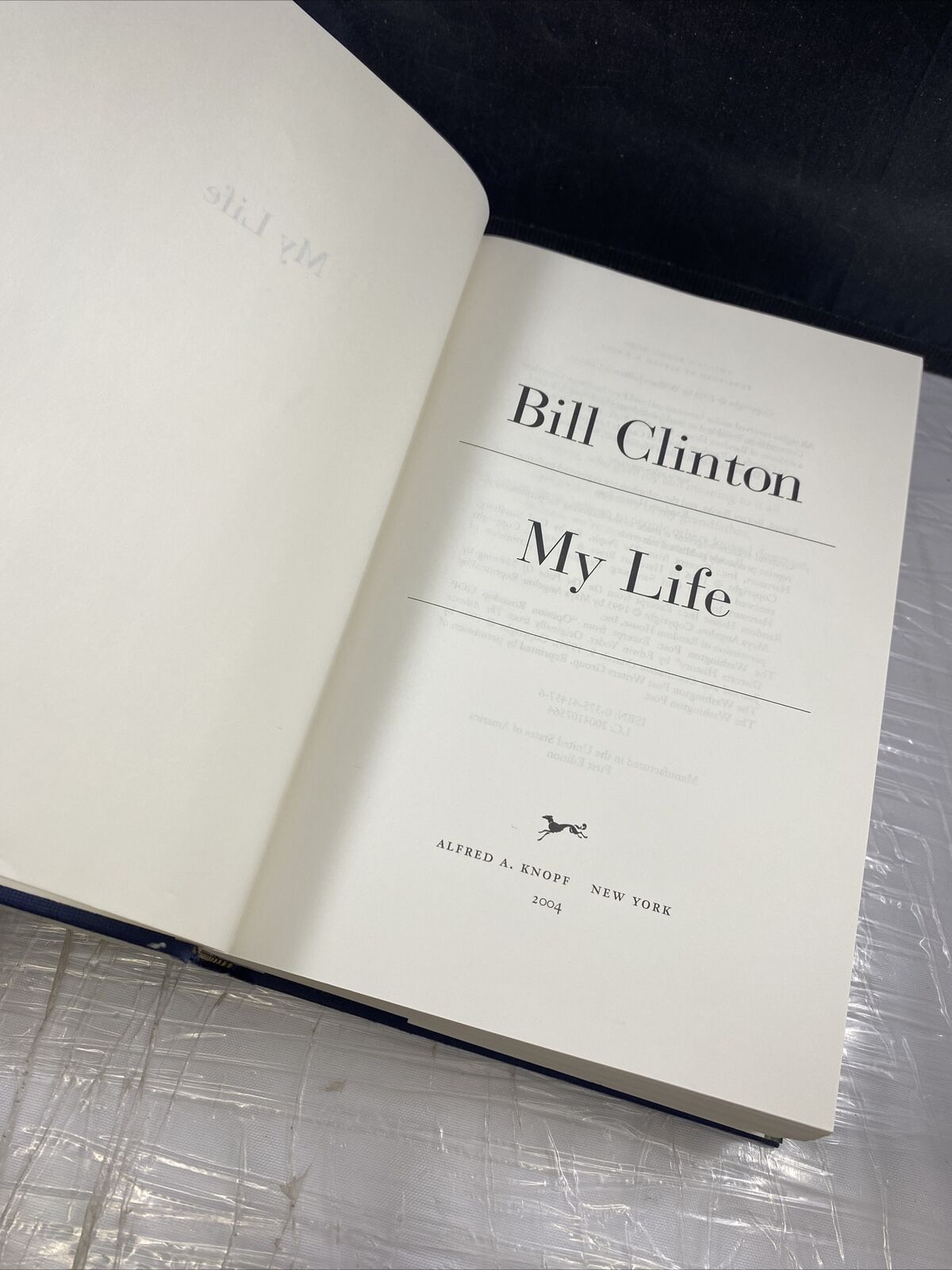 My Life by Bill Clinton - Hardcover First Edition- Very Good Autobiography
