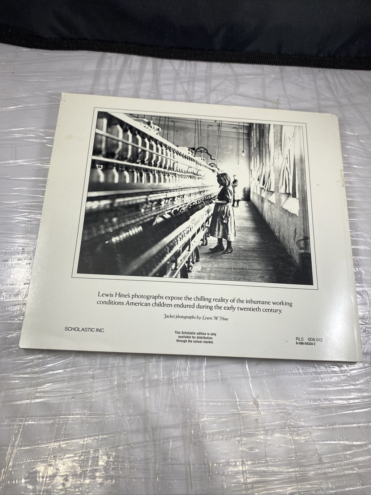 Kids at Work: Lewis Hine and the Crusade Against Child Labor FIRST PRINTING VG.