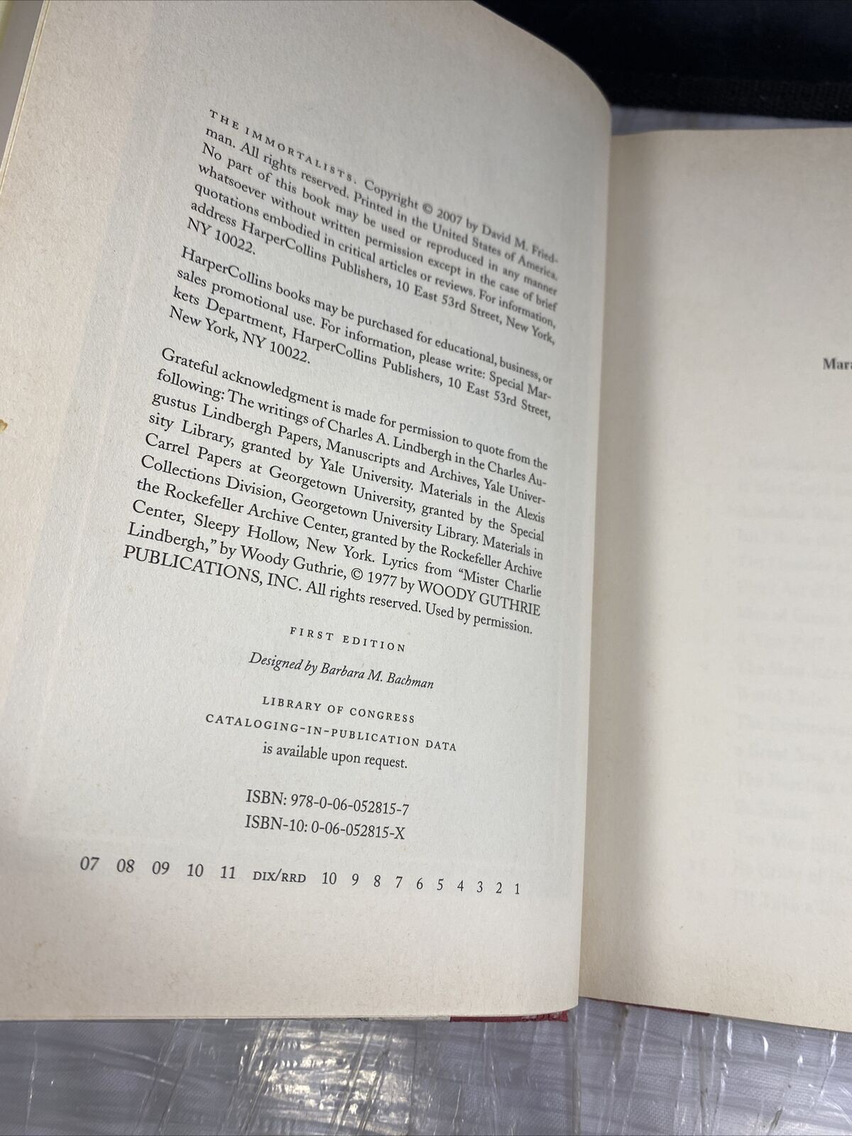 The Immortalists: Charles Lindbergh, Dr. Alexis Carrel, Eternal Life First Ed