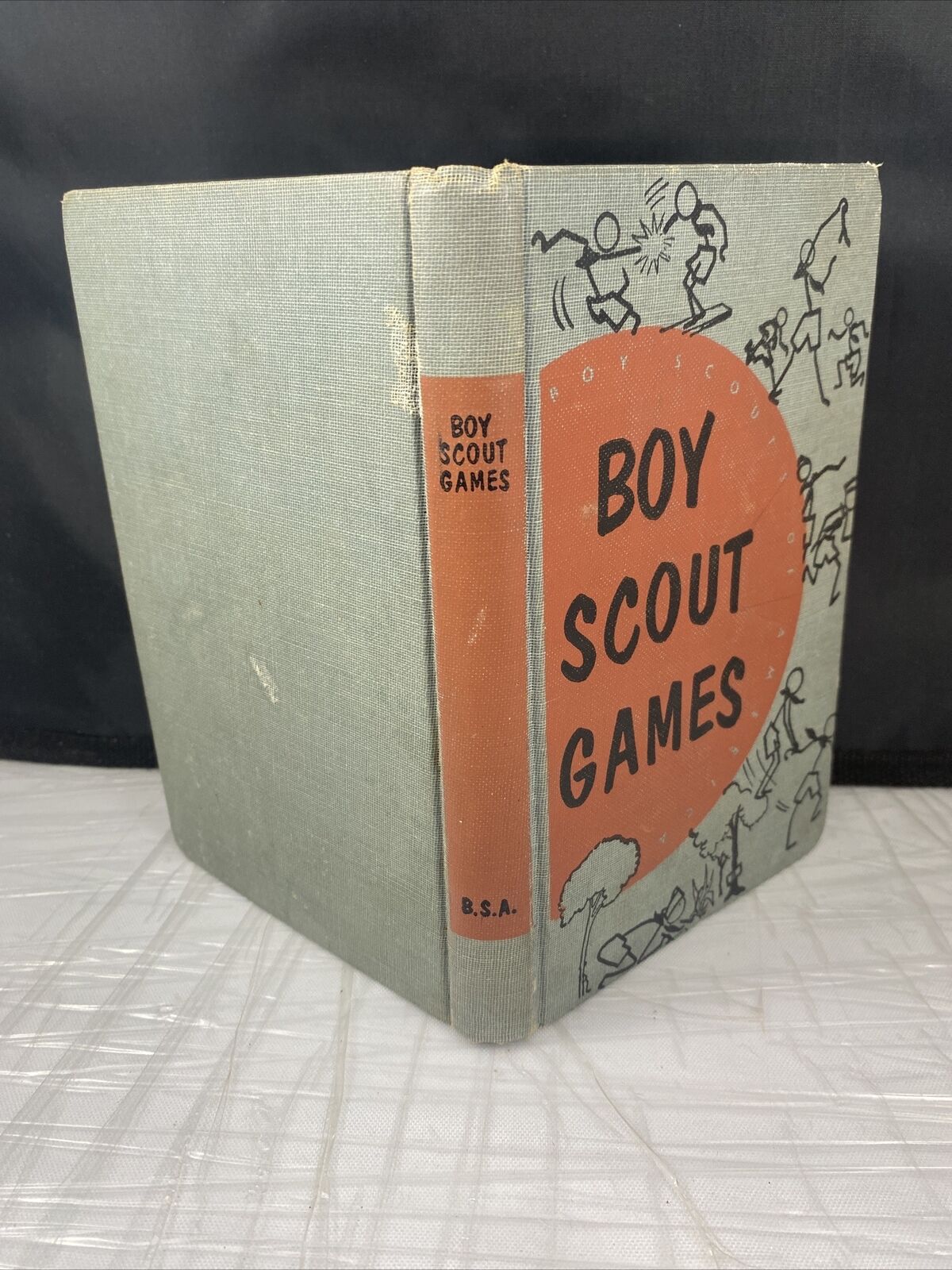 Vintage 50s Boy Scouts Activity Hardcover BOOK BOY SCOUT GAMES 1952