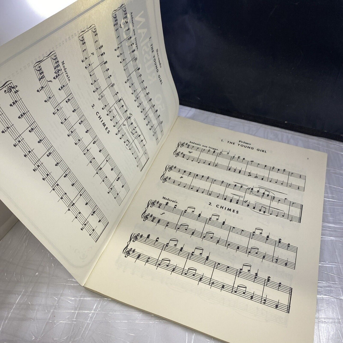 Vintage Sheet Music. 50 Russian Folk Songs In English Rare! Peter Tchaikovsky