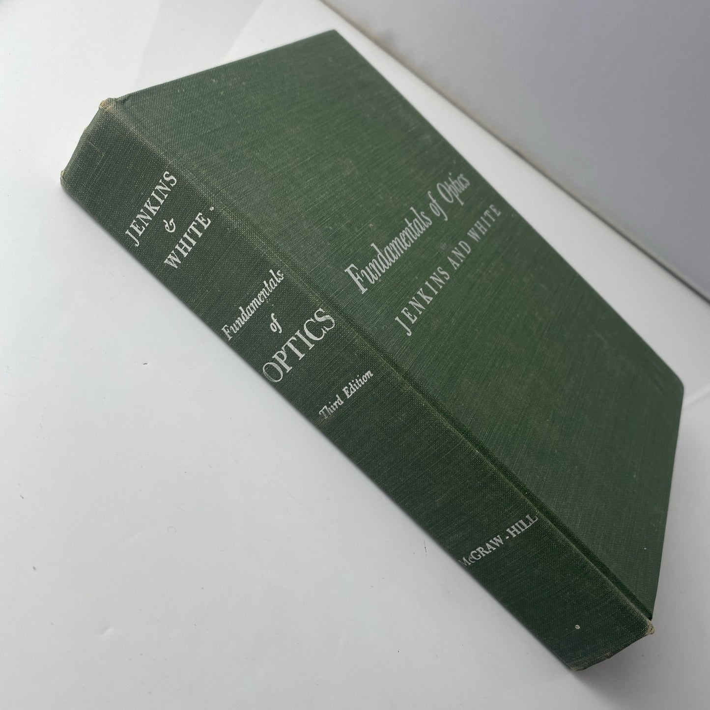 Vtg 1957 Fundamentals of Optics by Jenkins & White 3rd Edition Hardcover Used