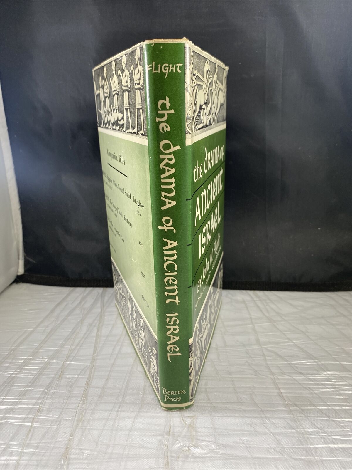 The Drama of Ancient Israel book by John Flight Rare Vintage Religious History