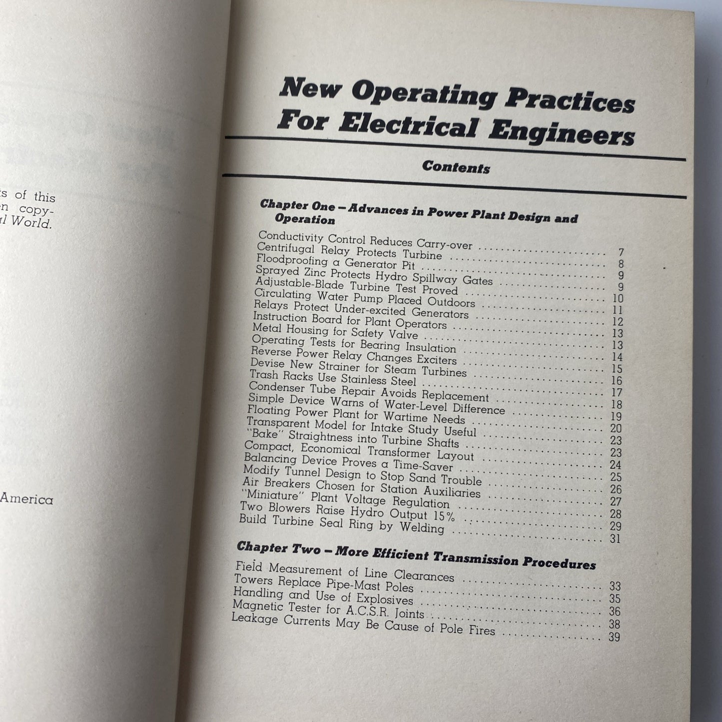 Rare Vintage Operating Practices For Electrical Engineers USA Printed Ex Lib