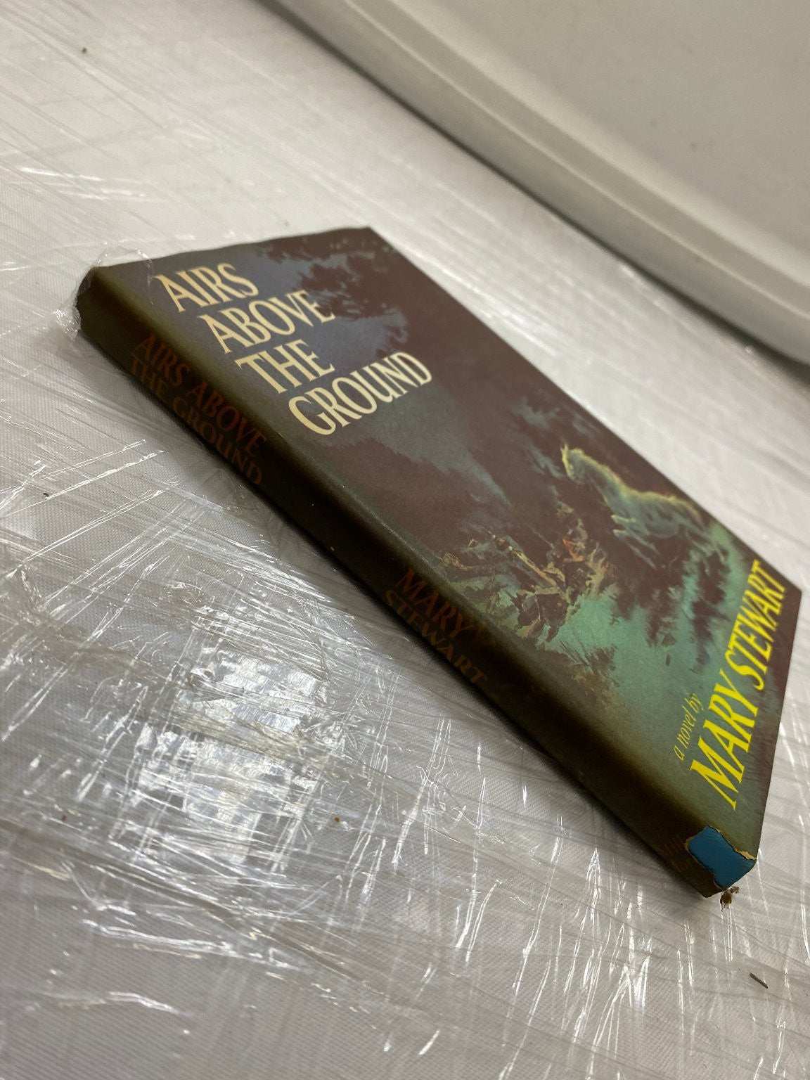 Airs Above the Ground Mary Stewart 1965 Book Club Edition Mystery