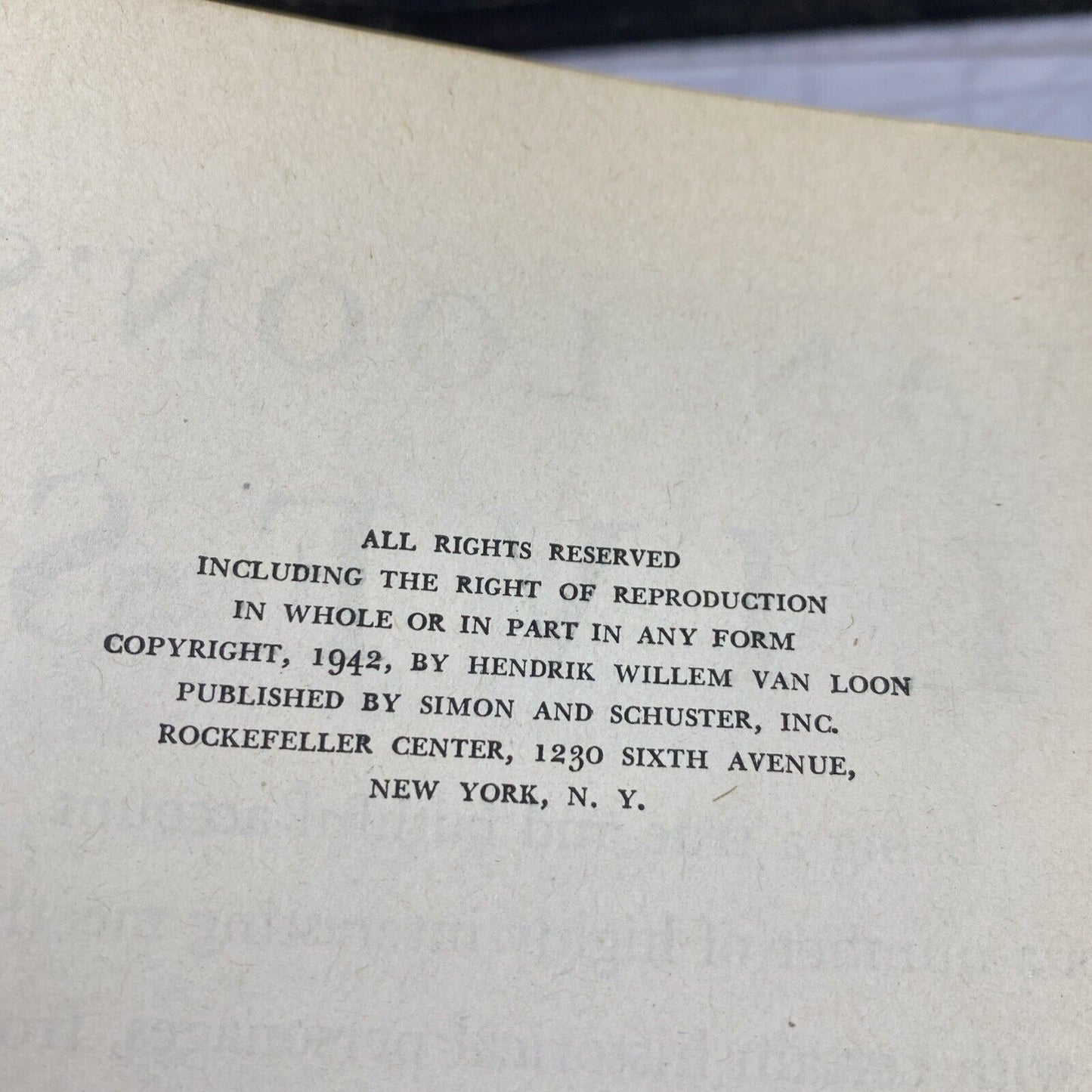 1942 VAN LOON'S LIVES By Henry Willem Van Loon Vintage Literature Stories