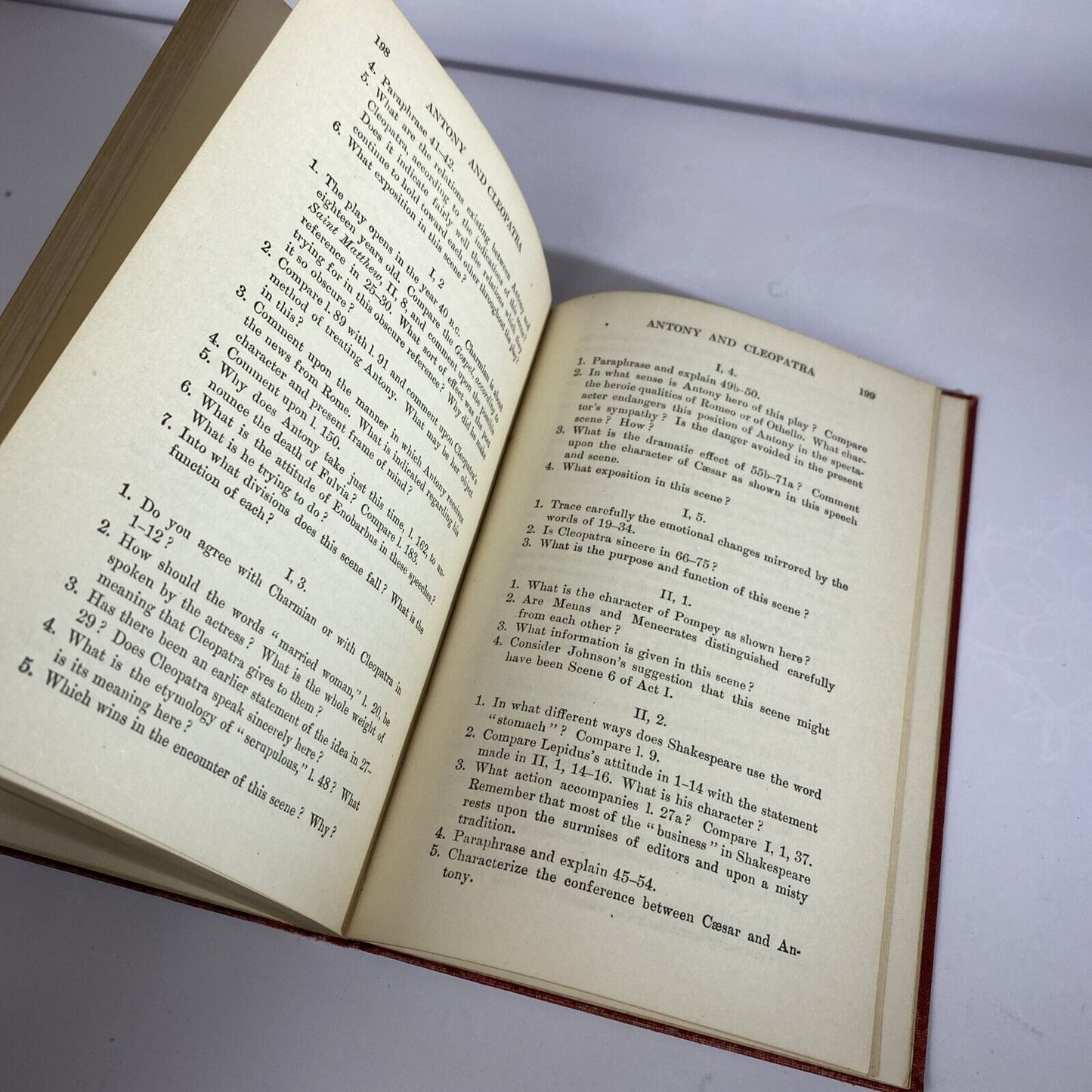 Shakespeare Questions An Outline for the Study of the Leading Plays 1916 “good”