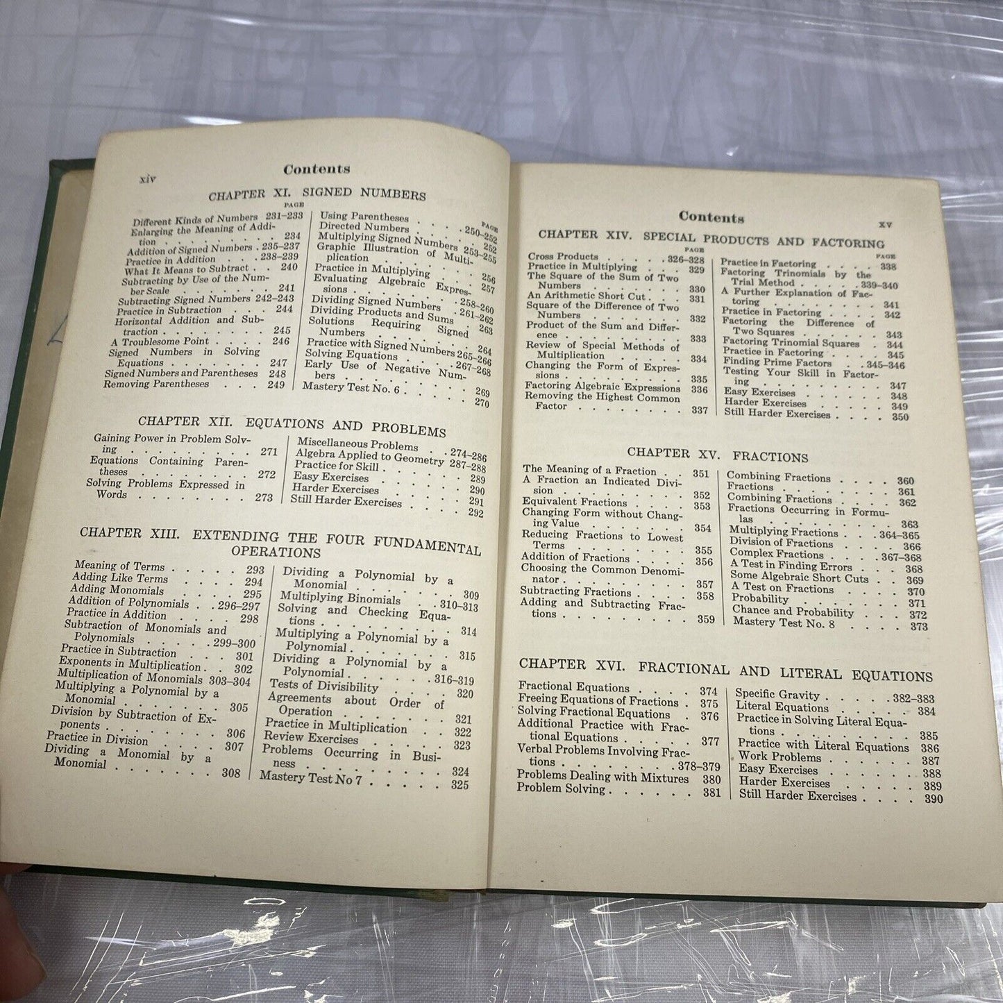 1938 Modern School Mathematics Three 1930s Vintage Rare Kansas School Textbook