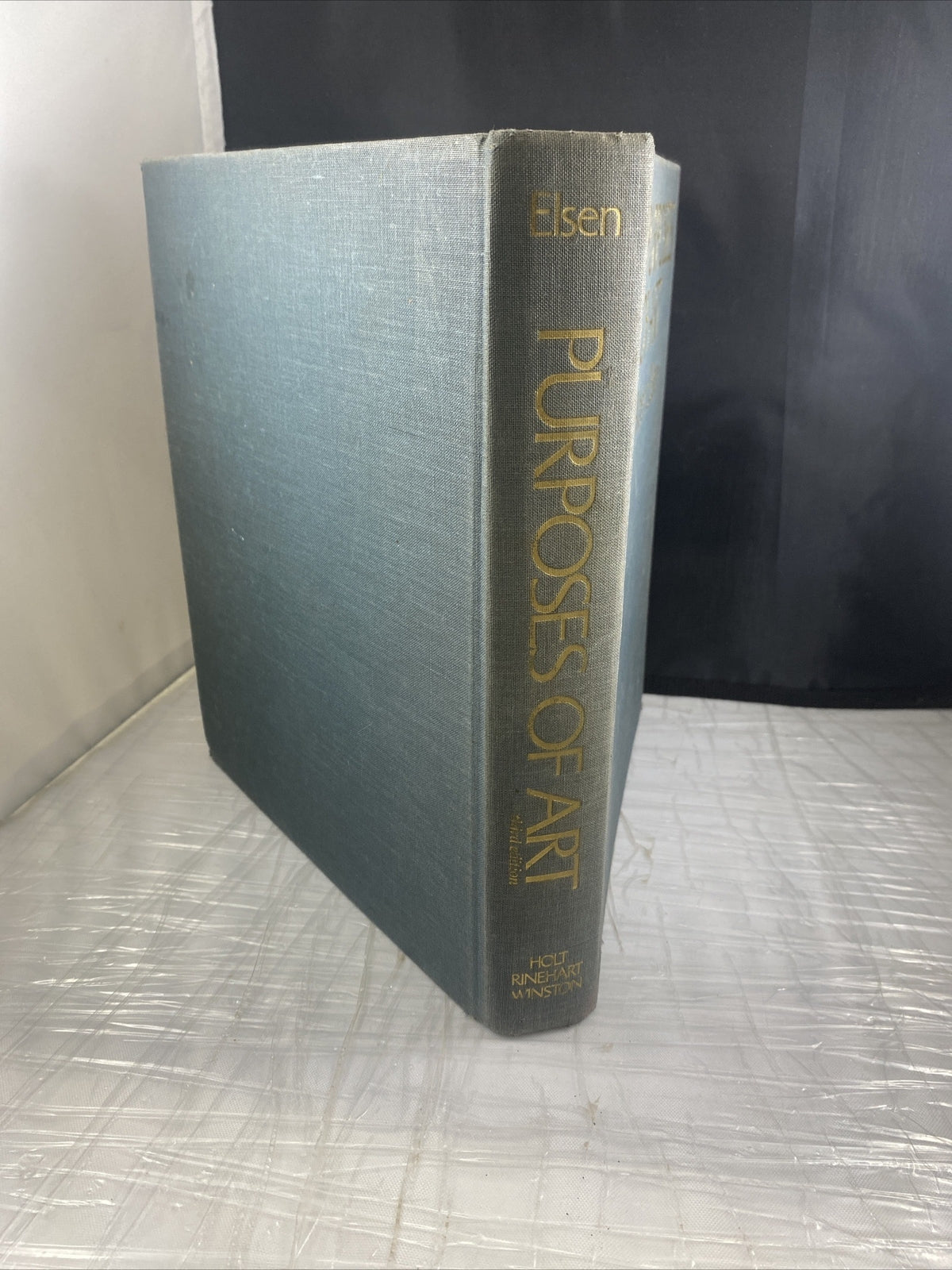 Purposes of Art by Albert Elsen Vintage Art Textbook No Dust Jacket