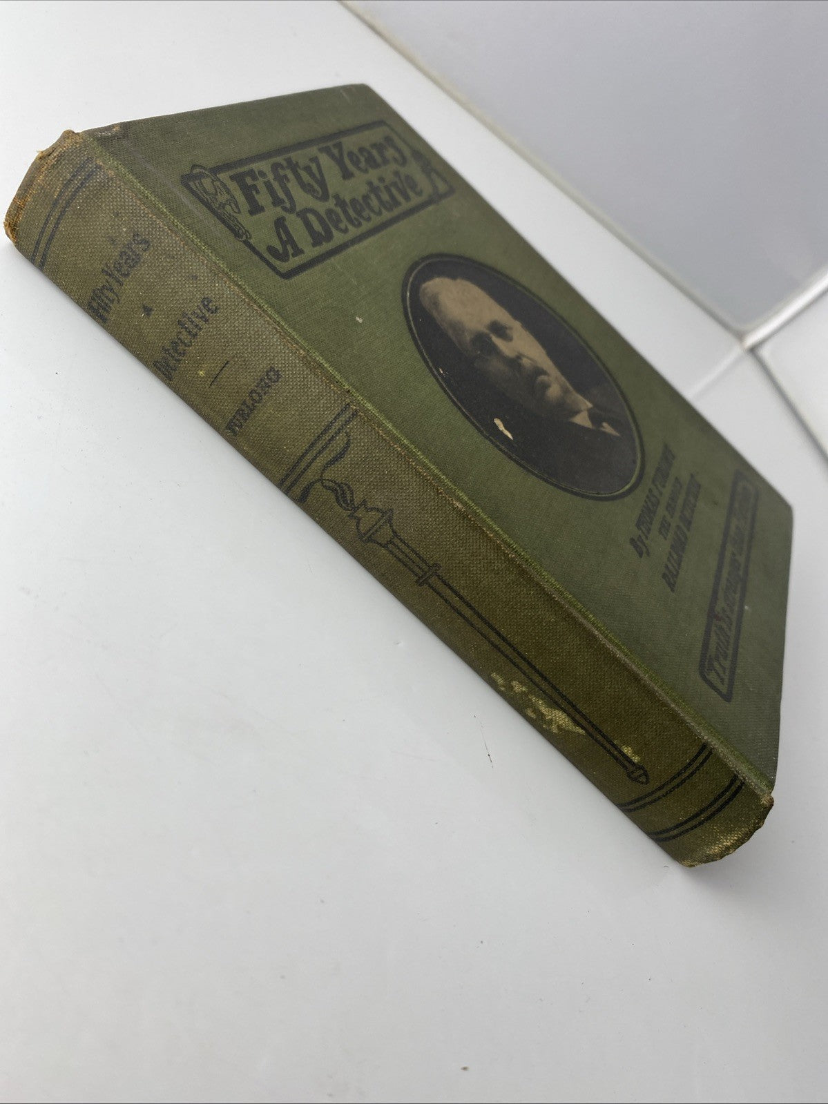 ANTIQUE BOOK FIFTY YEARS A DETECTIVE BY THOMAS FURLONG RAILROAD DETECTIVE 1912