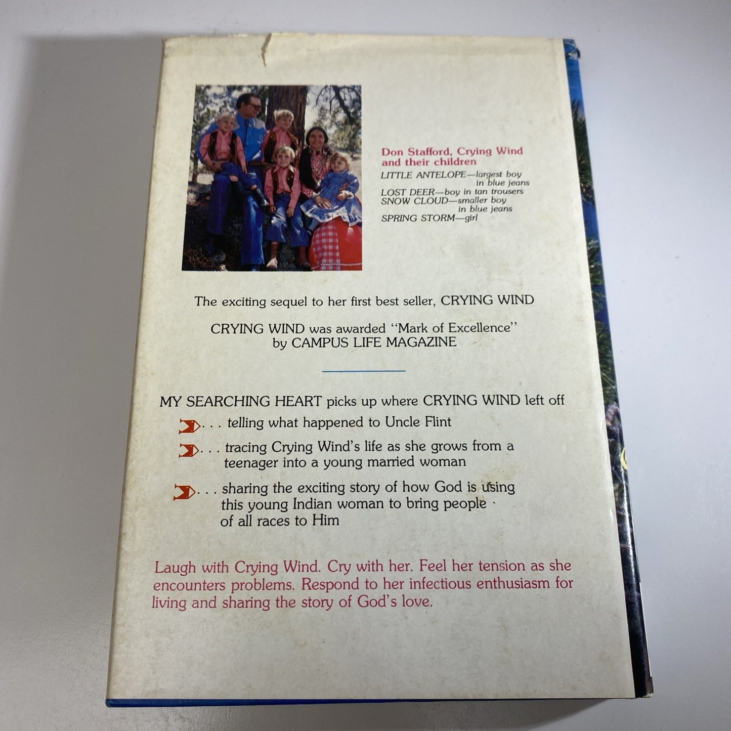Native American Memoir Biography My Searching Heart - Crying Wind (Hardcover)