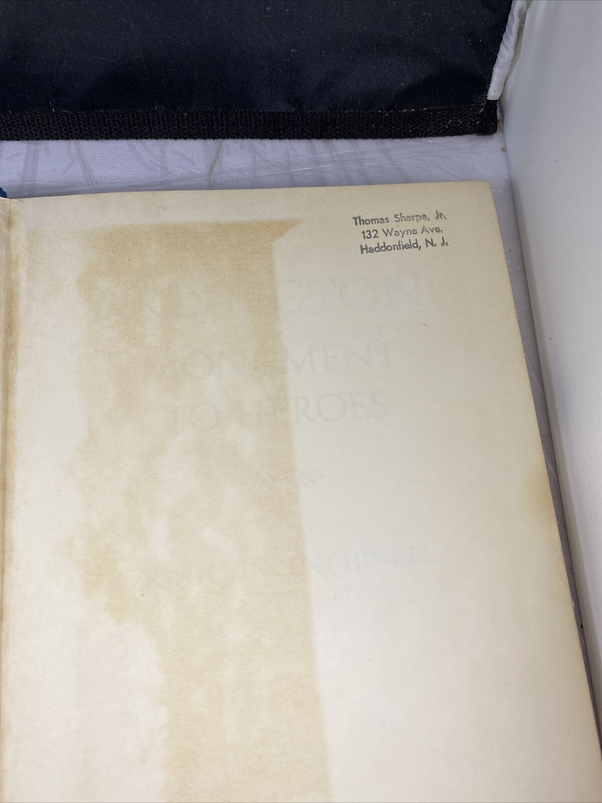 Arlington : Monument to Heroes by John V. Hinkel Vintage 60s HC Military History