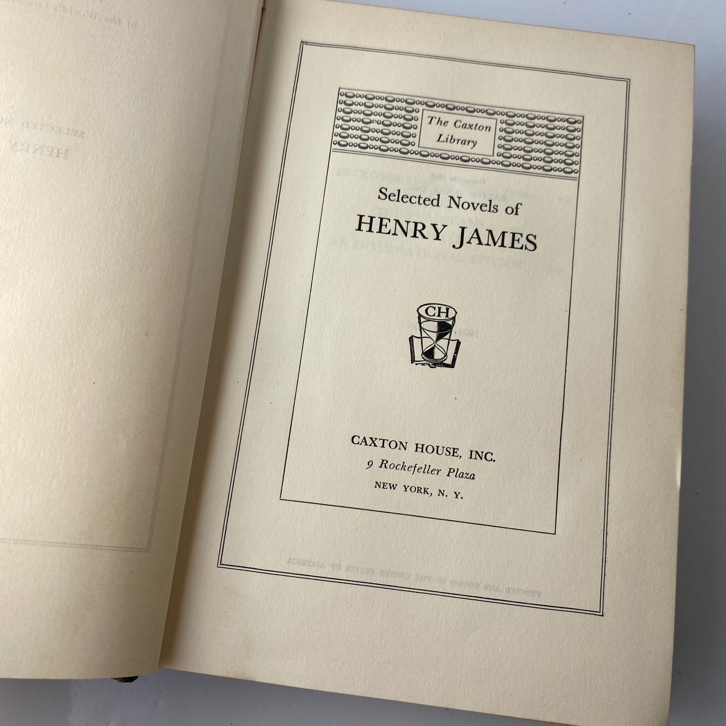 Selected Novels of Henry James 1954 Edition Classic Literature Caxton House