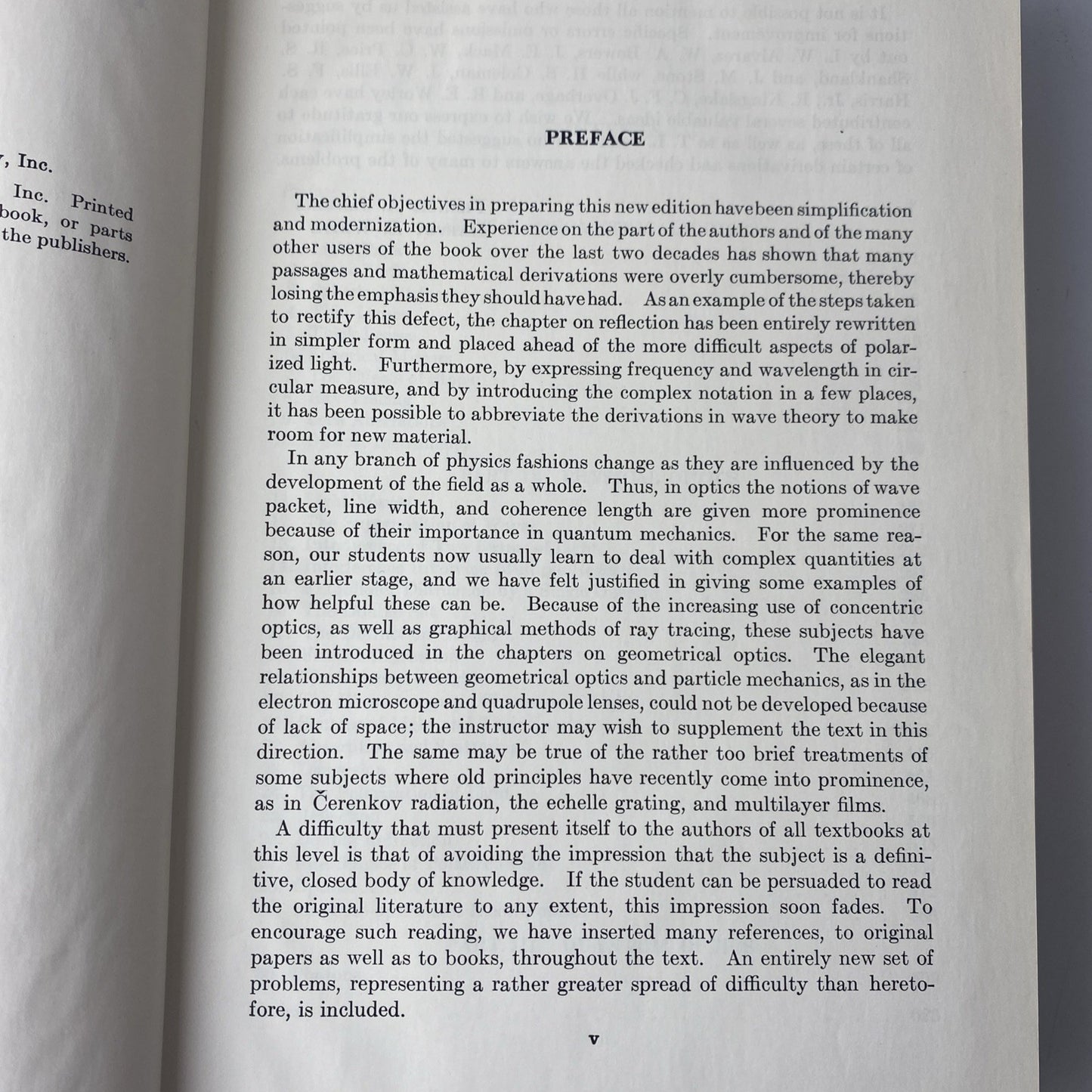 Vtg 1957 Fundamentals of Optics by Jenkins & White 3rd Edition Hardcover Used