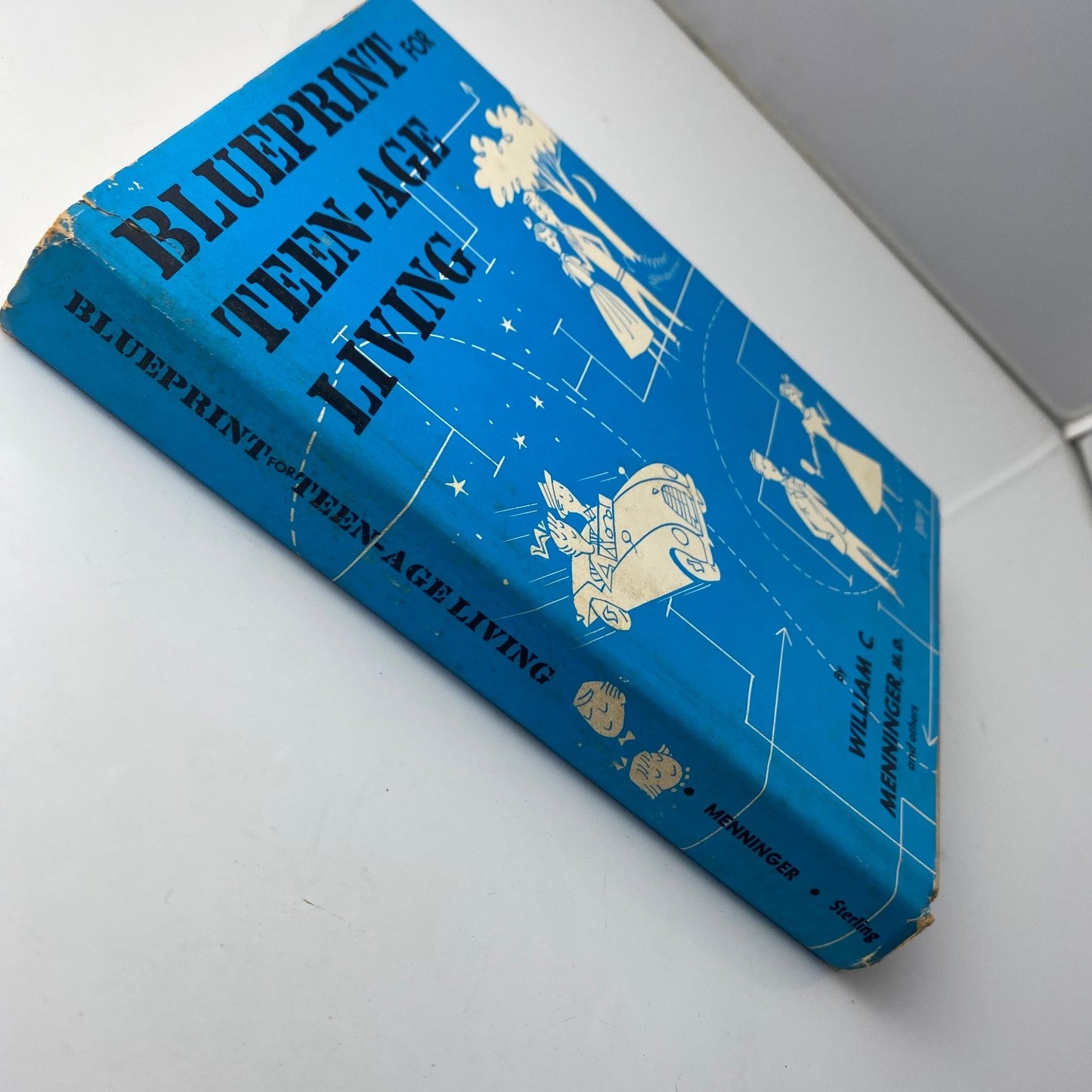 Rare textbook Blueprint for Teen-Age Living William C. Menninger 1958 Sterling