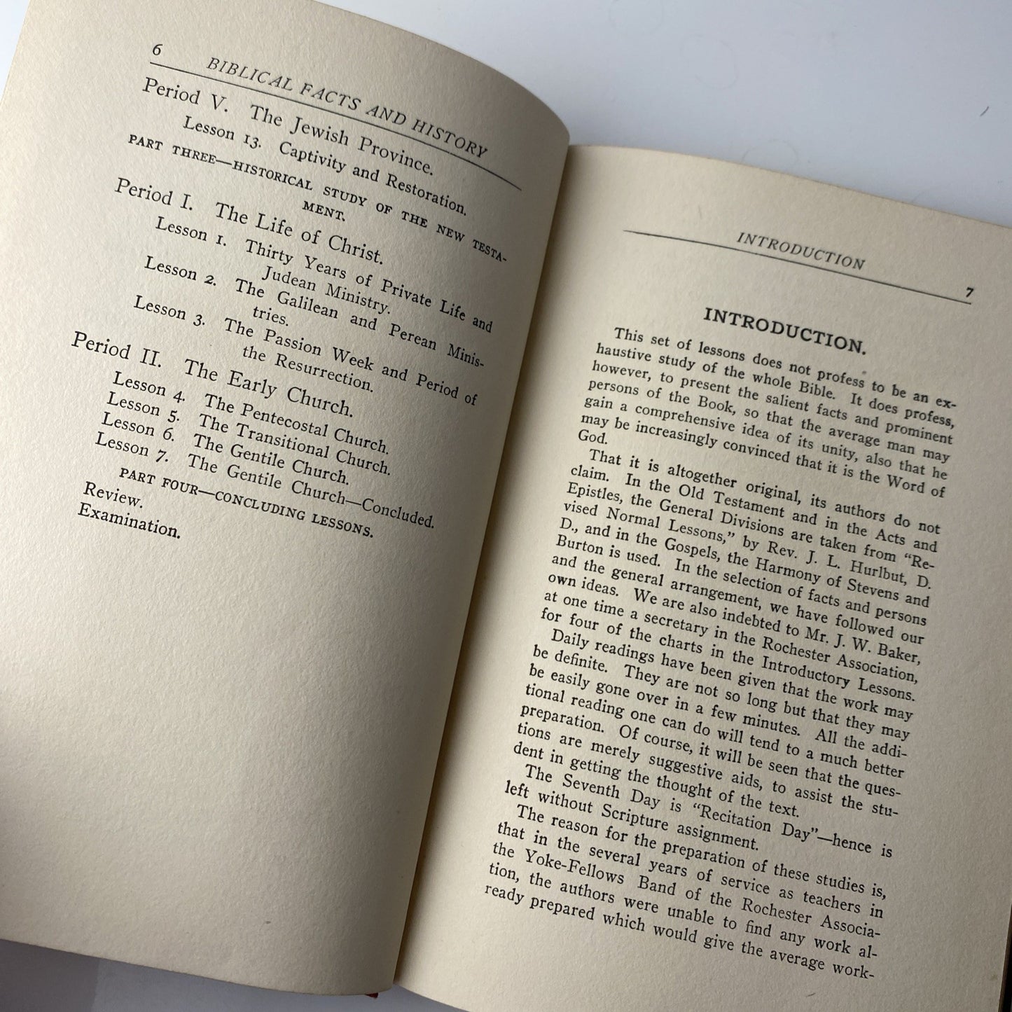 Rare 1912 Vintage- Outline Studies in Biblical Facts and History By DePuy-Travis