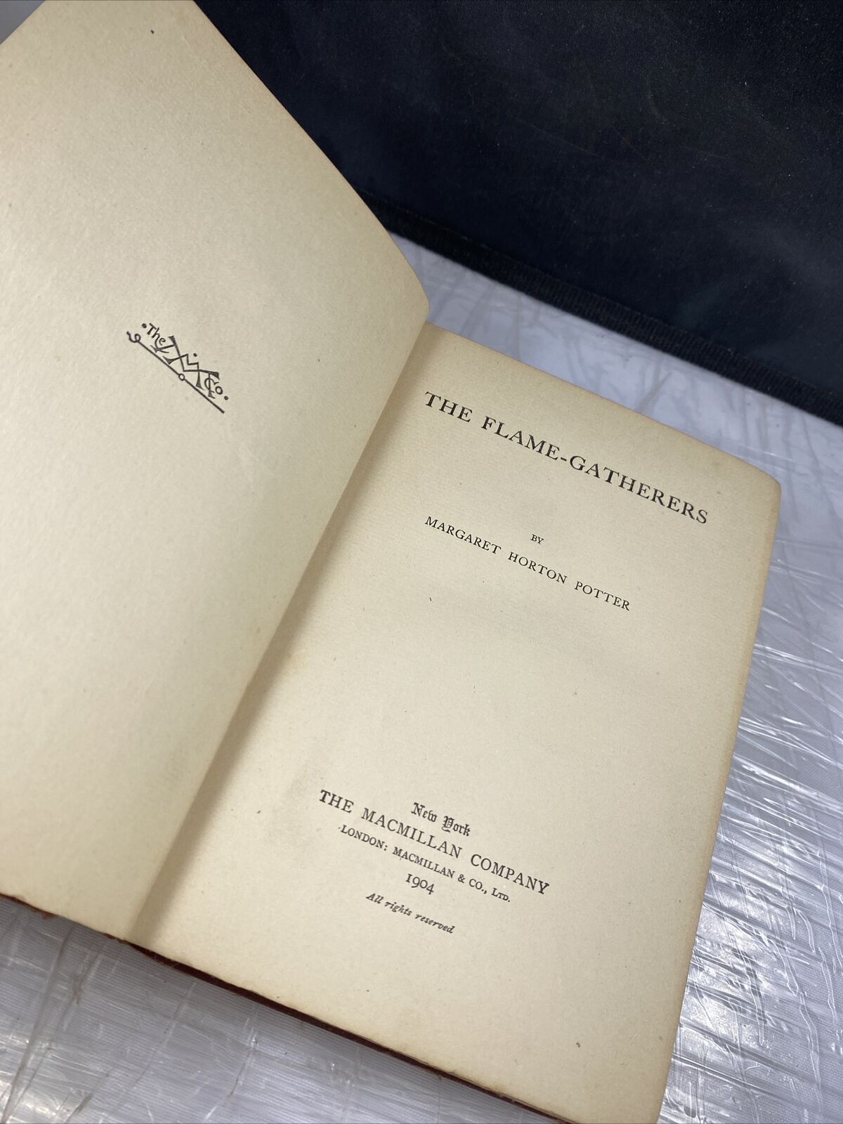 The flame-gatherers by Margaret Horton Potter Hardcover Book Antique Rare Novel