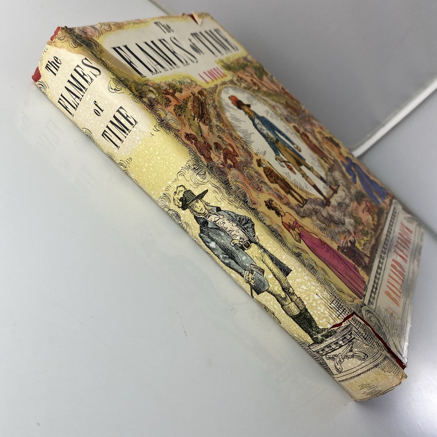 THE FLAMES OF TIME" BY BAYNARD KENDRICK HC/DJ 1948 BCE