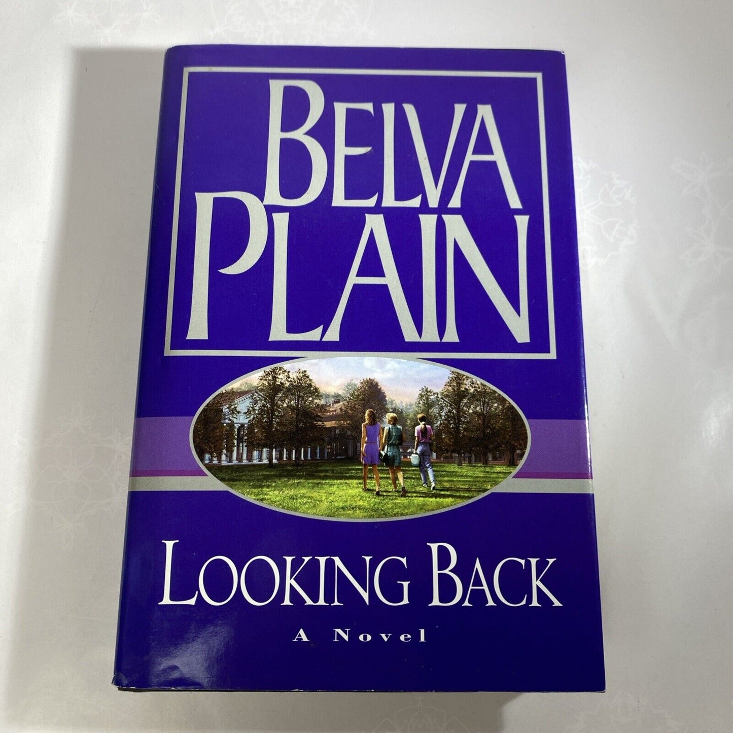 Looking Back By Belva Plain HC 2001 Unmarked Book Club Edition VG Novel