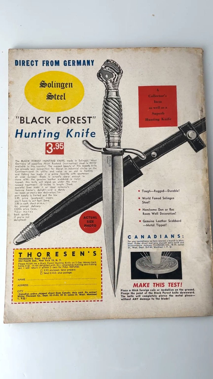 Argosy June 1954 Ernest Hemingway African Story Illustrated Magazine