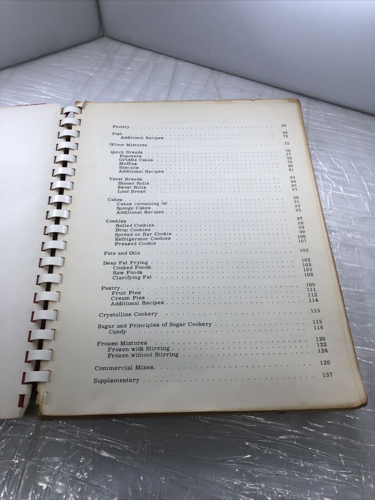 Vintage Rare Spiral Bound 1958 University Of Nebraska Home Economic Lab Cookbook