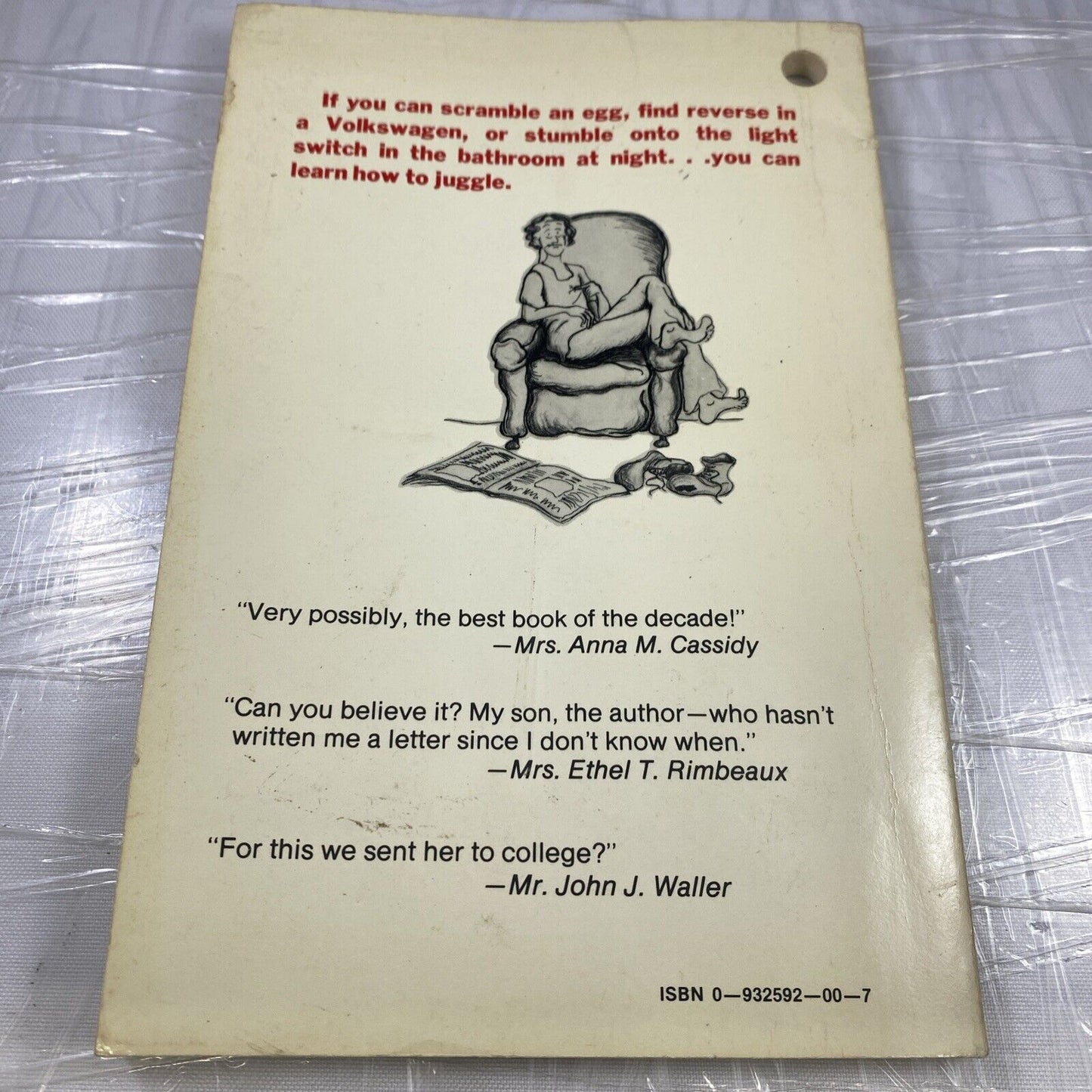 Juggling For The Complete Klutz Softcover Book No Beanbags Vintage DIY Guidebook