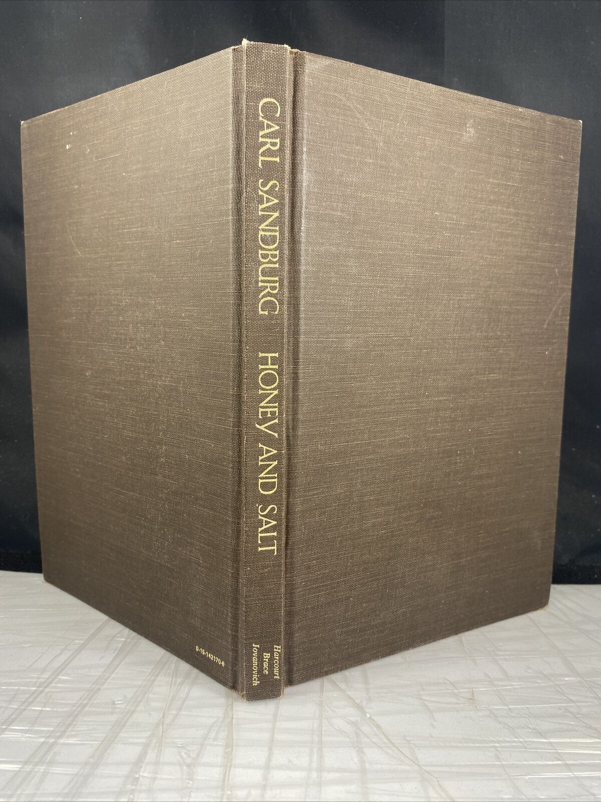 HONEY AND SALT ~ Carl Sandburg HC/DJ 1963 10th Printing POETRY Vintage