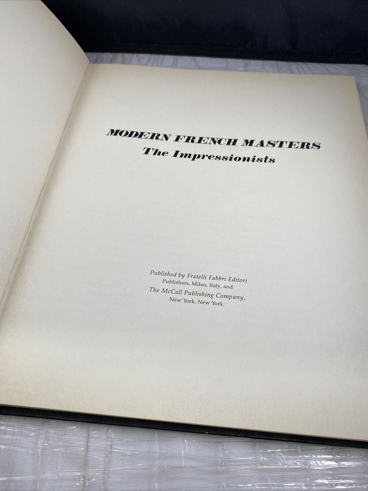 Modern French Masters The Impressionists McCall Collection Vintage 70s Art Book