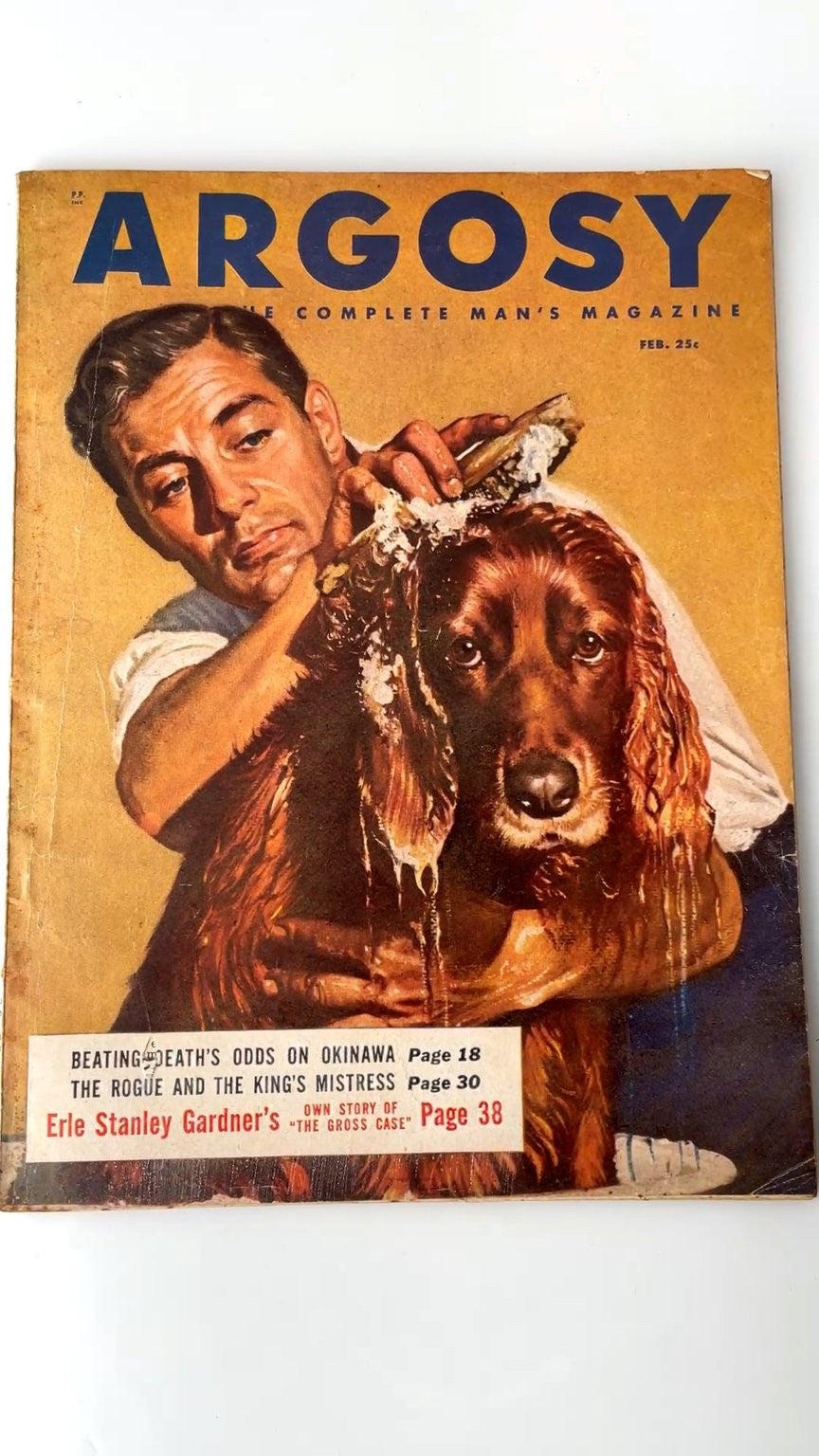 Argosy The Complete Man's Magazine Feb 1950 Illustrated Fiction Stories