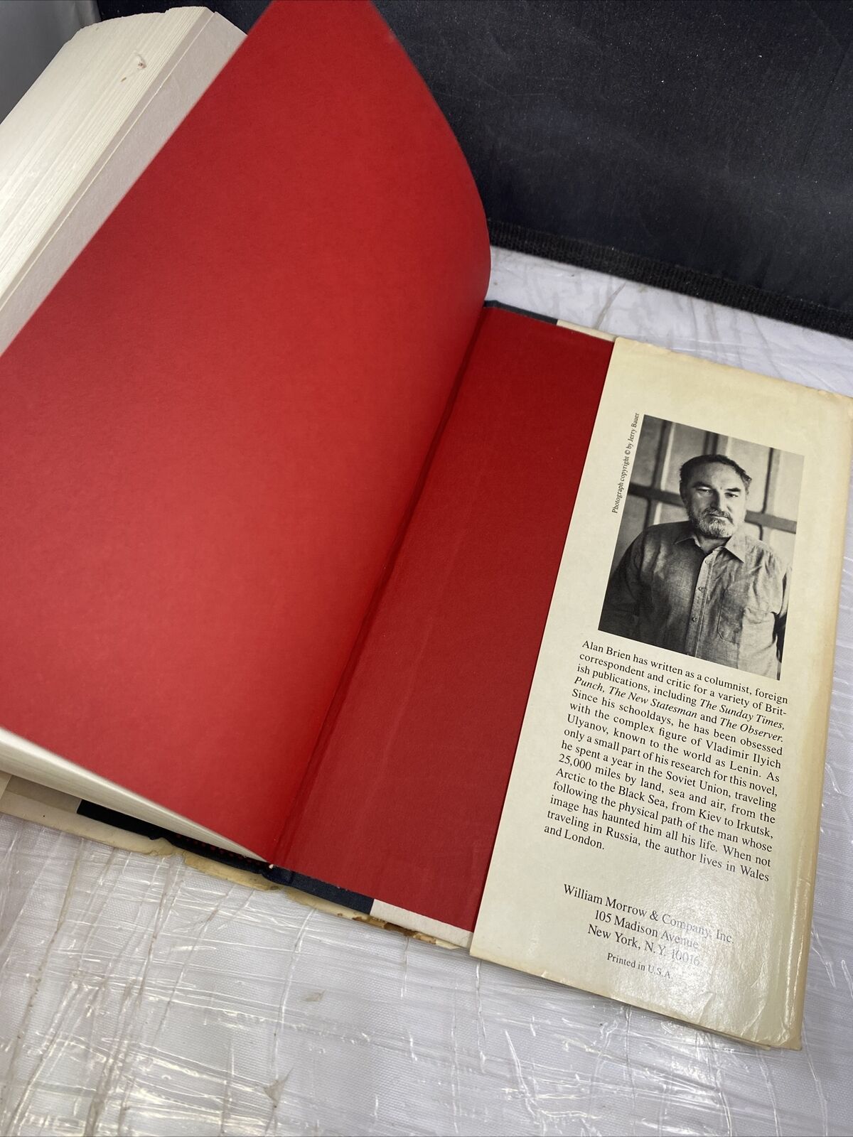 Lenin: The Novel, by Alan Brien HCDJ First Print Edition 1987 Vintage History