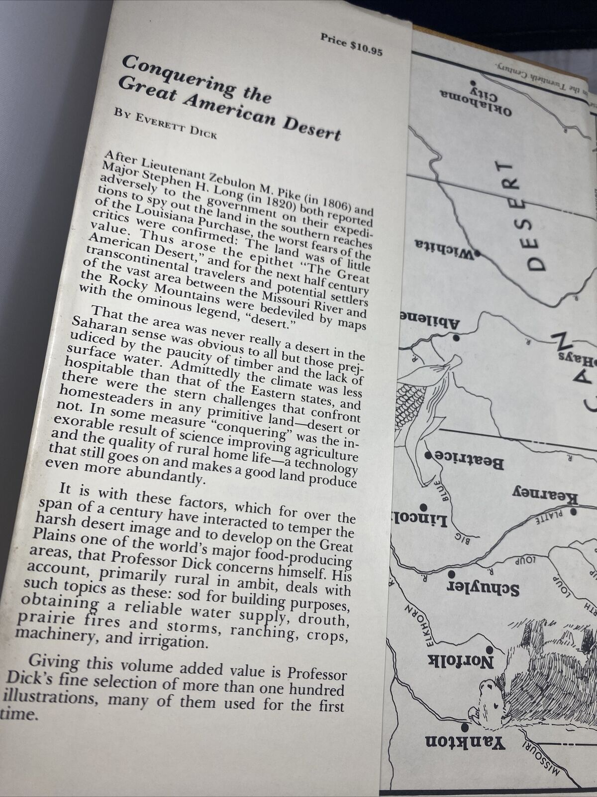 Conquering the Great American Desert Everett Dick Vintage Mid American History