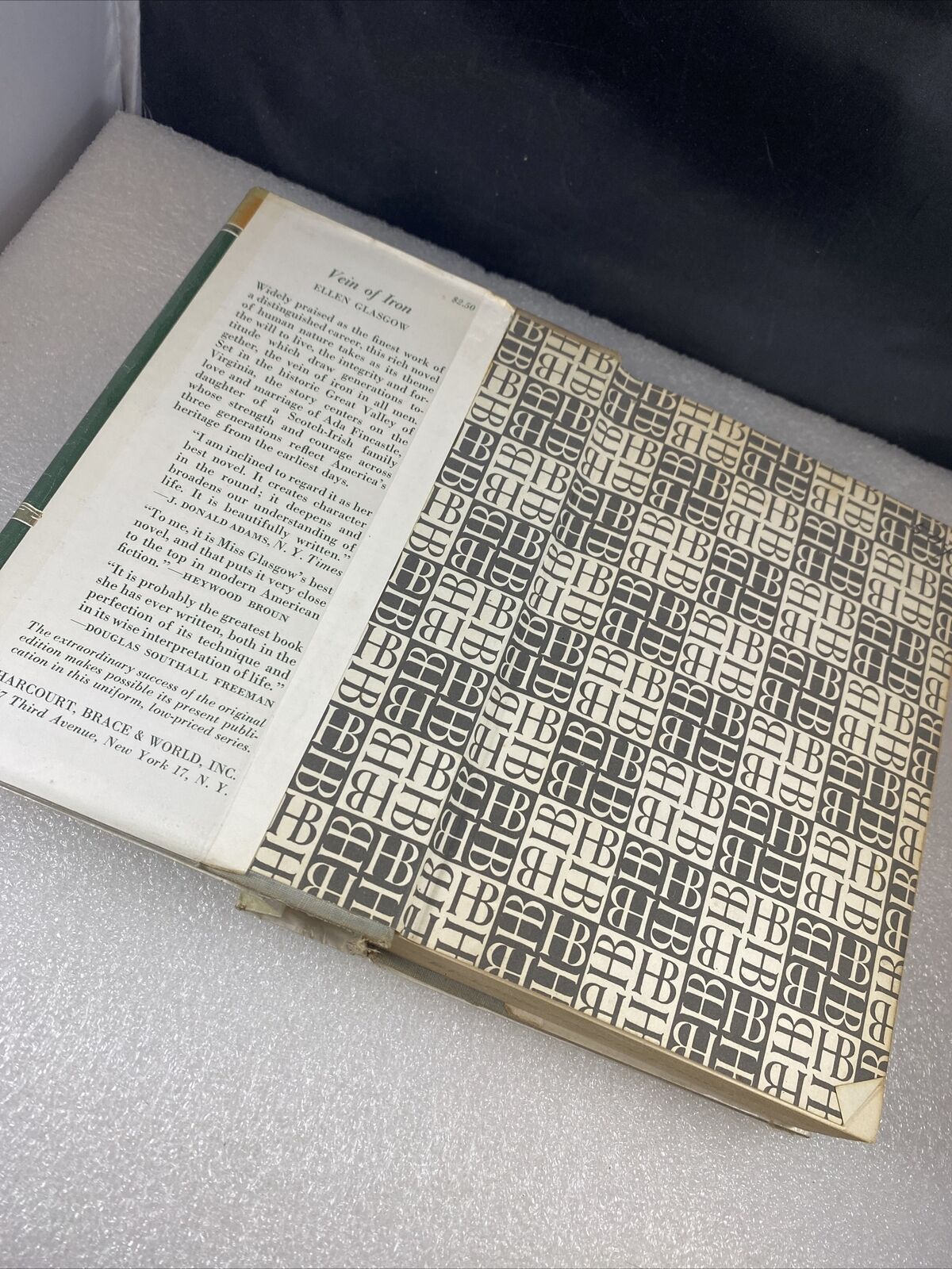 Vein Of Iron by Ellen Glasgow (1935, Hardcover) Vintage 30s Novel Ex Libris