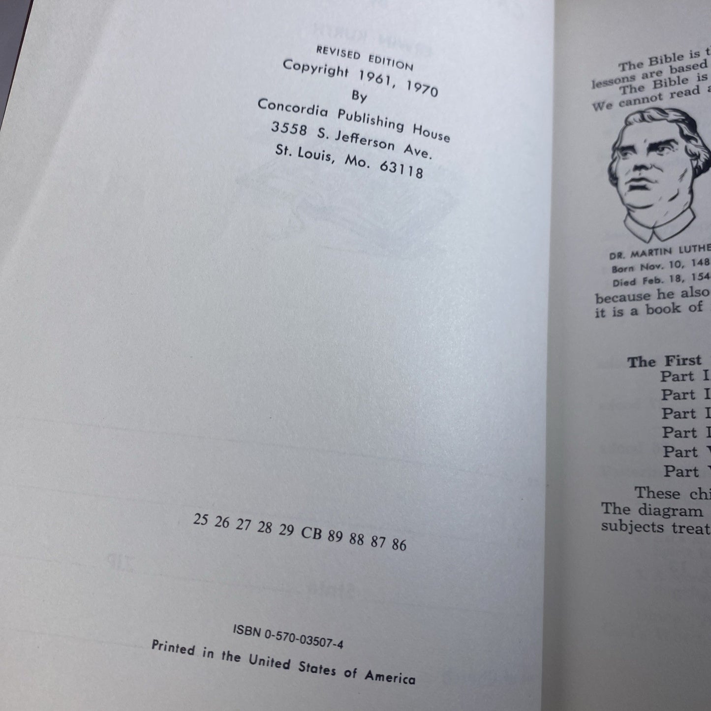 Catechetical Helps Erwin Kurth 1970 Softcover St Louis Printed Religious Study