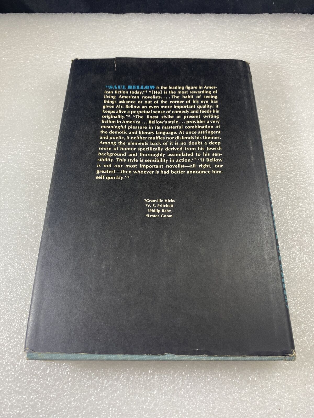Mosby's Memoirs and Other Stories Hardcover Saul Bellow Book Club Edition Lit