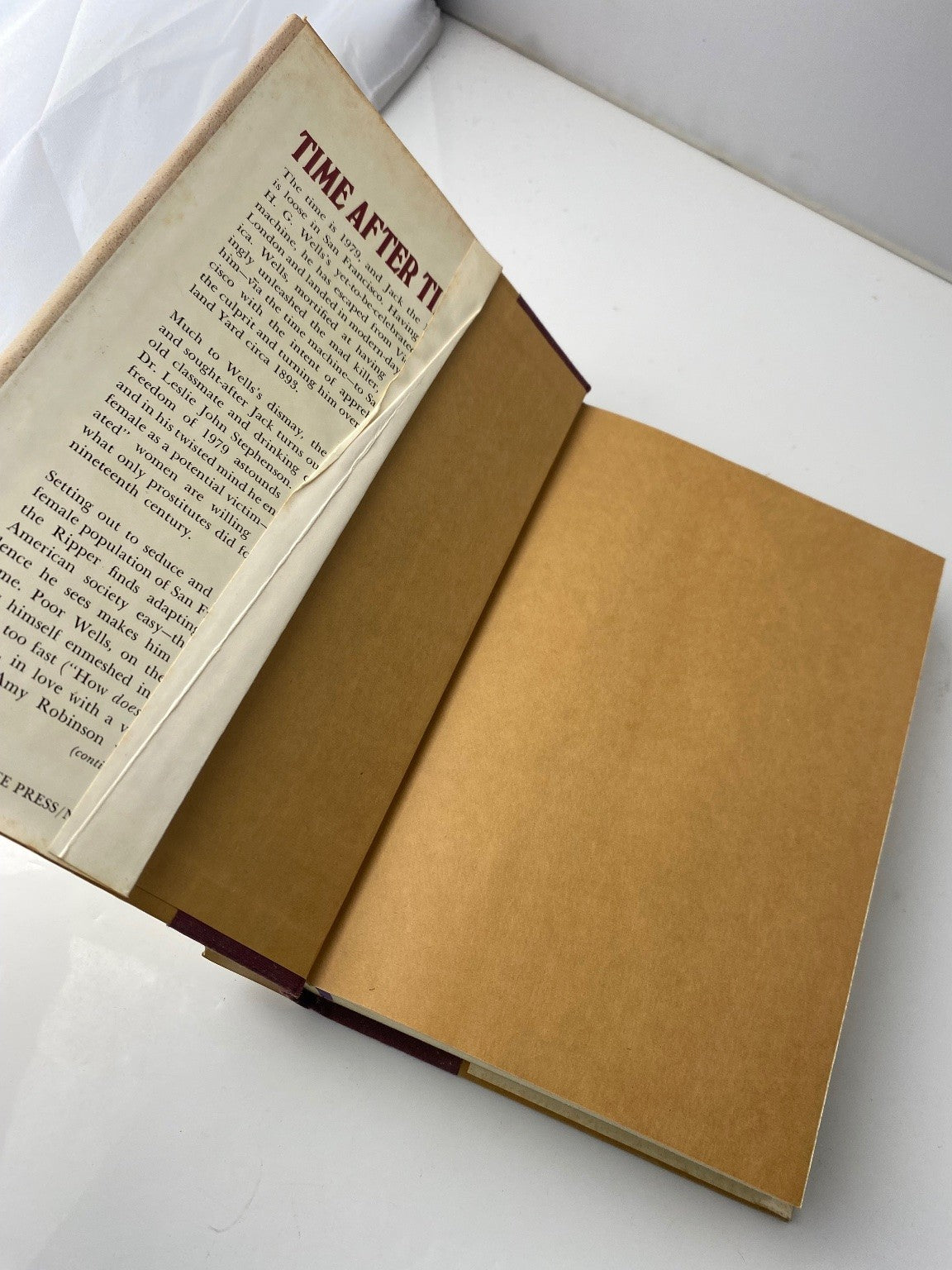 Time After Time Karl Alexander 1979 First Edition Novel Delacorte Press